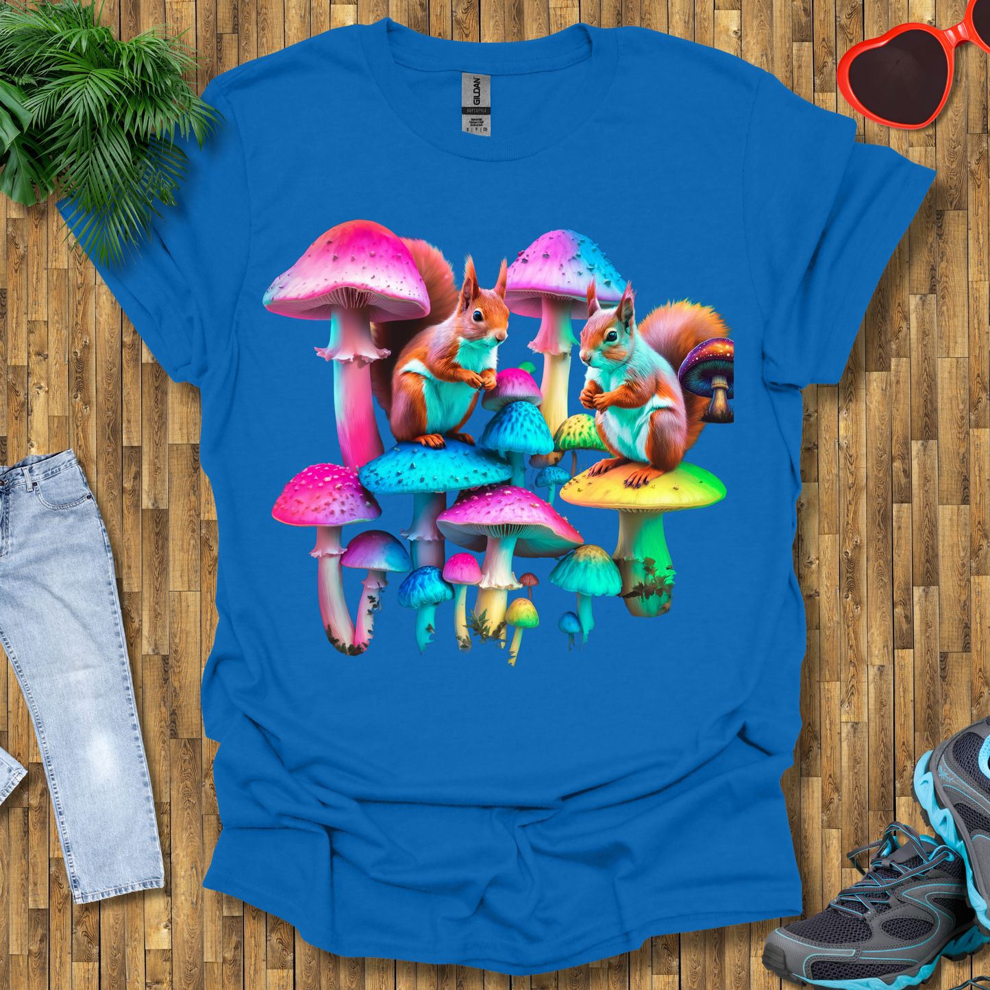 Mushroom umbrella for squirrels T-Shirt
