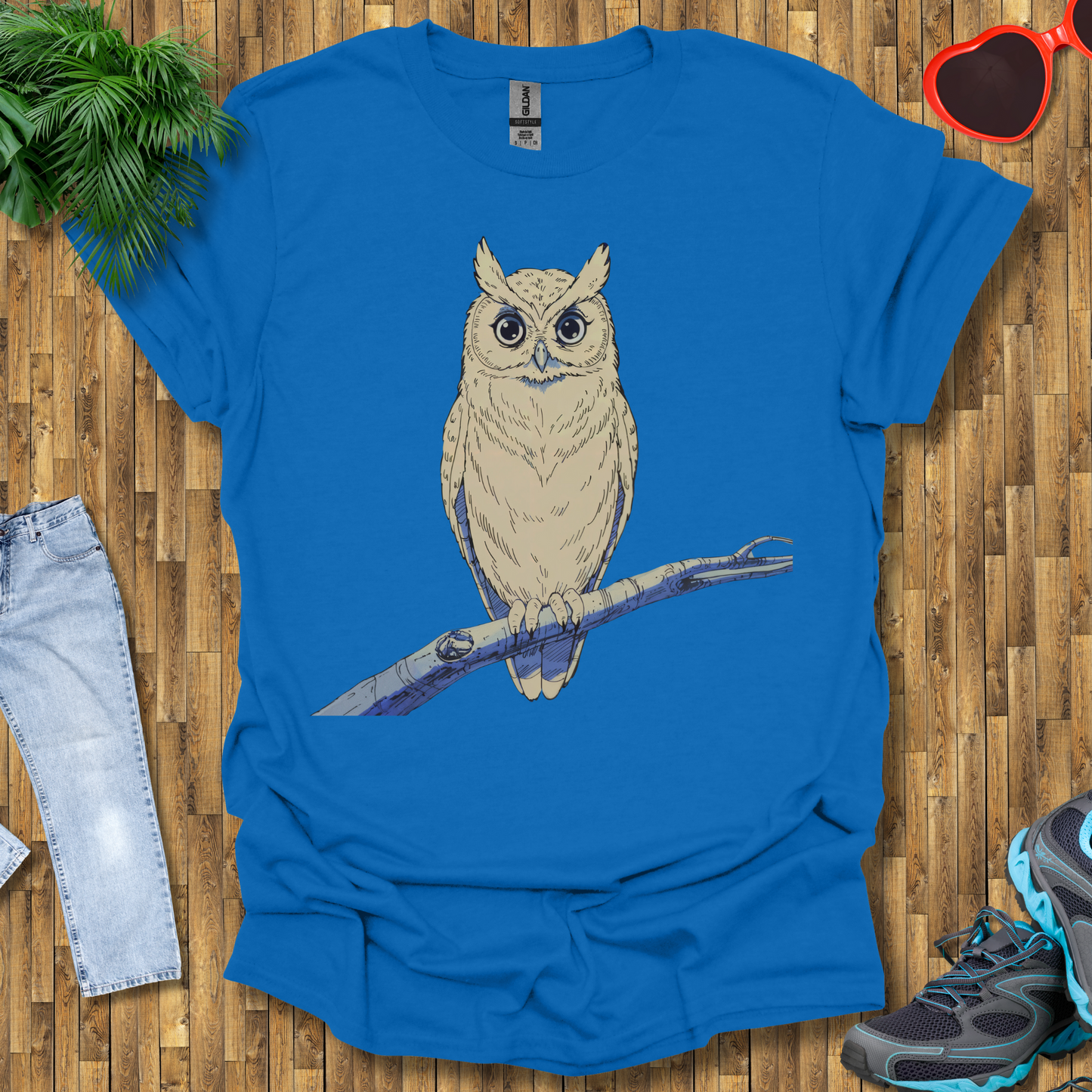 Owl on a branch T-Shirt