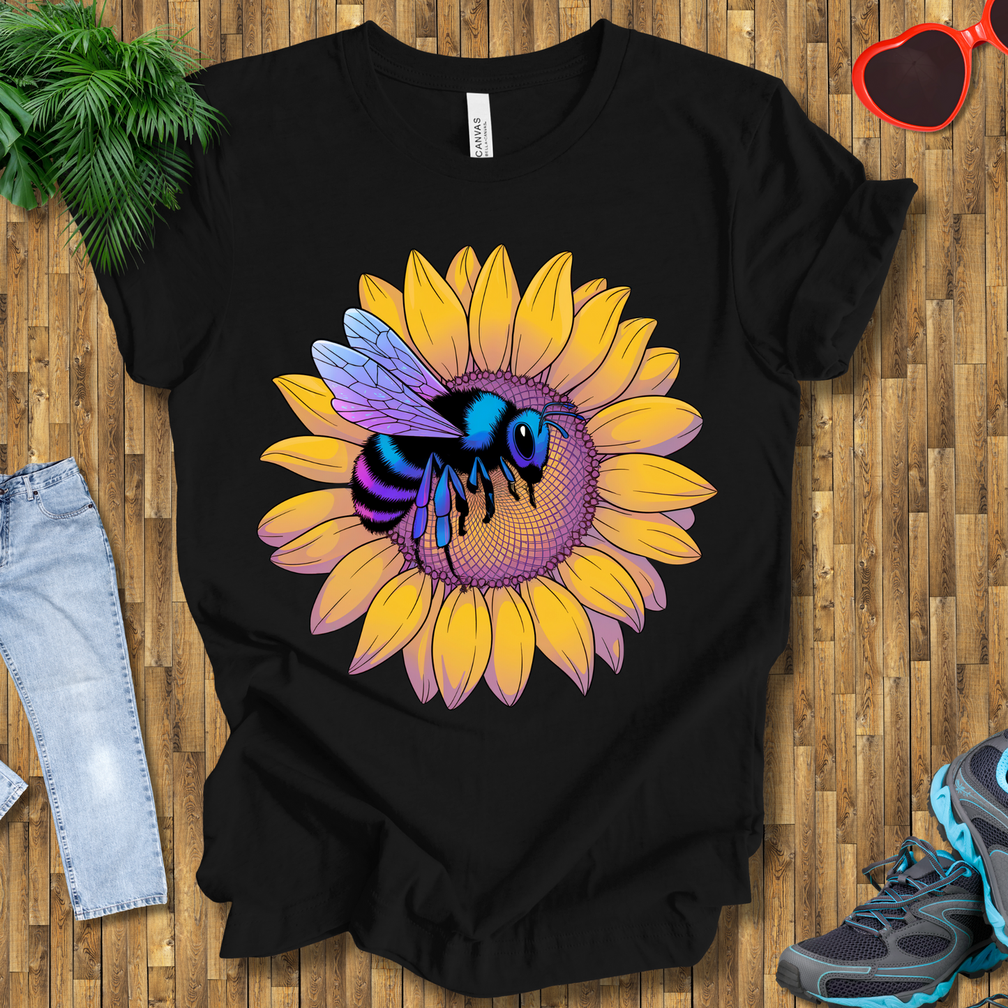 Bees on sunflowers T-Shirt