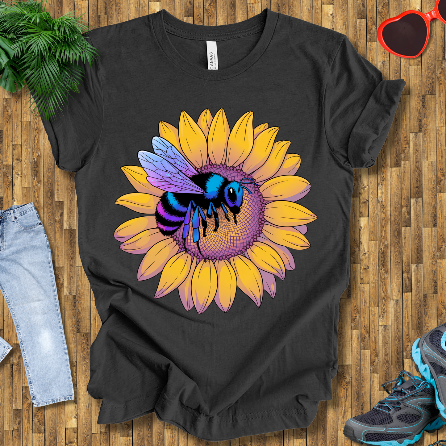 Bees on sunflowers T-Shirt