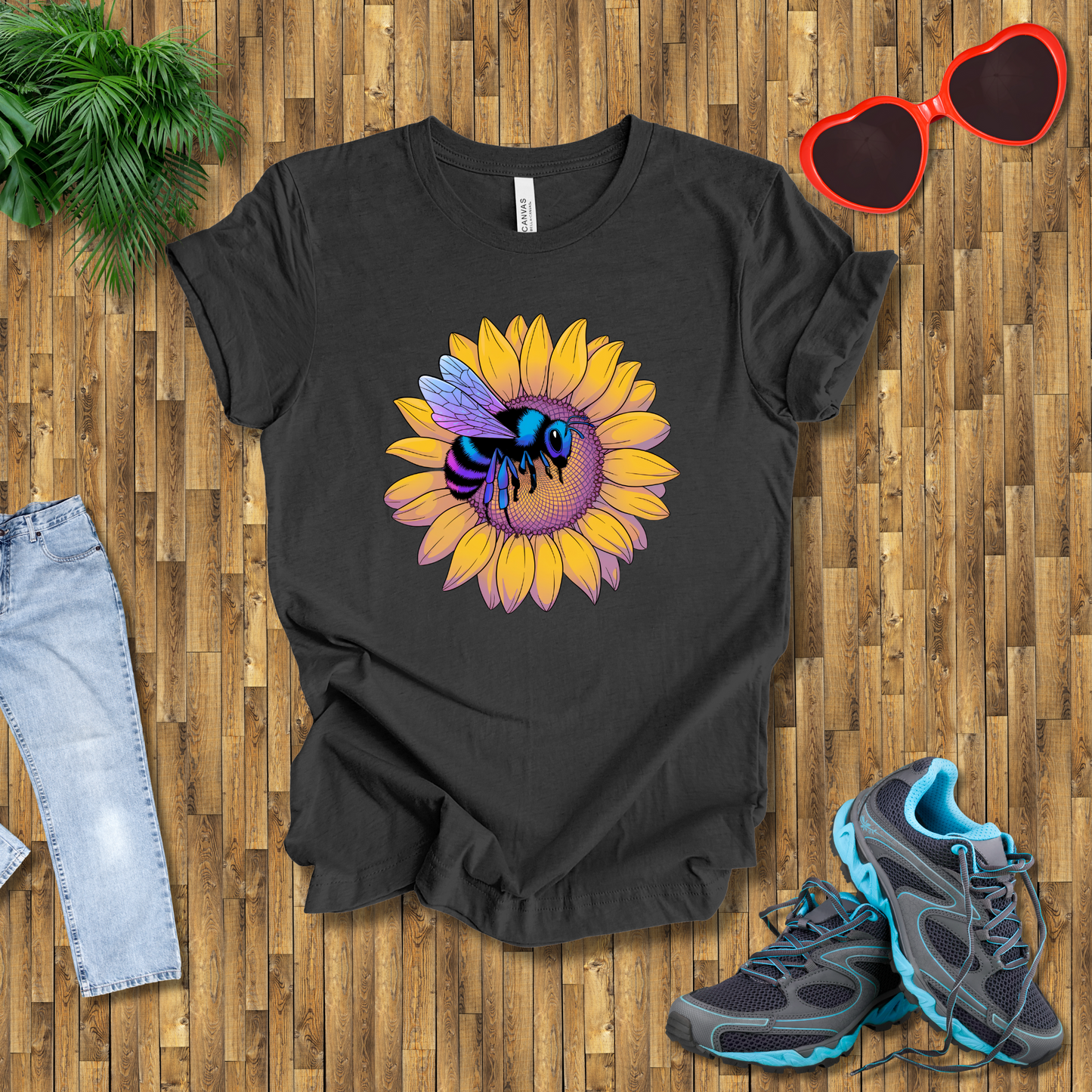 Bees on sunflowers T-Shirt