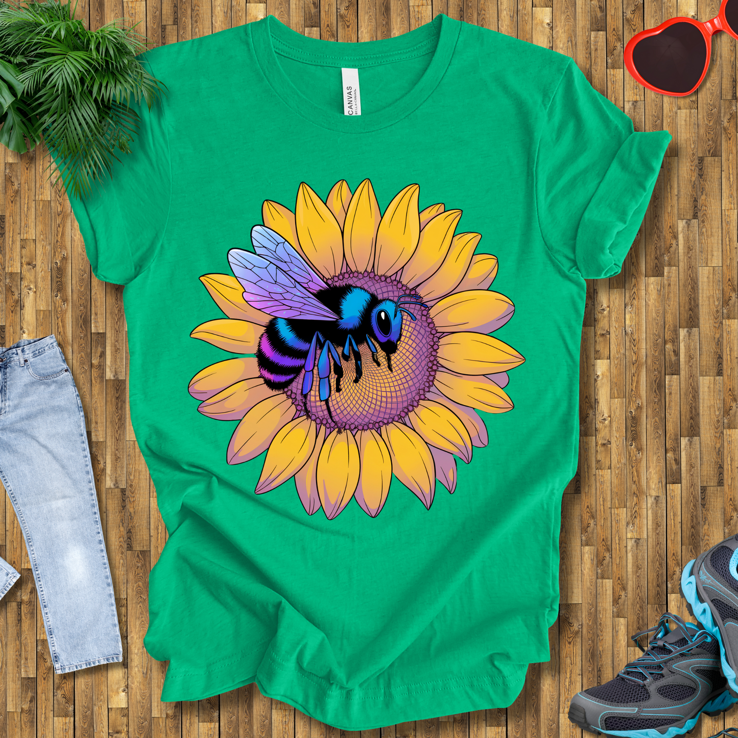 Bees on sunflowers T-Shirt