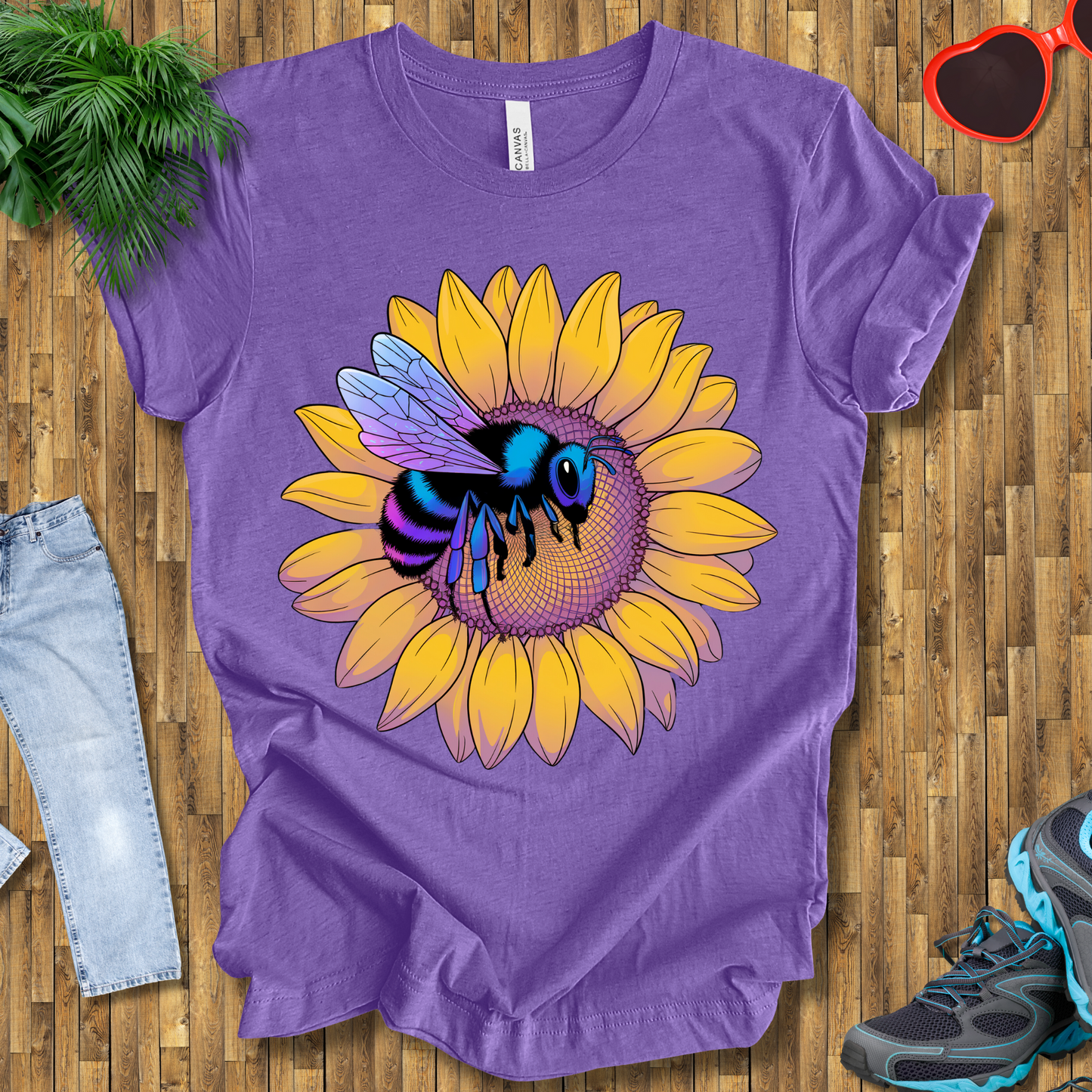 Bees on sunflowers T-Shirt