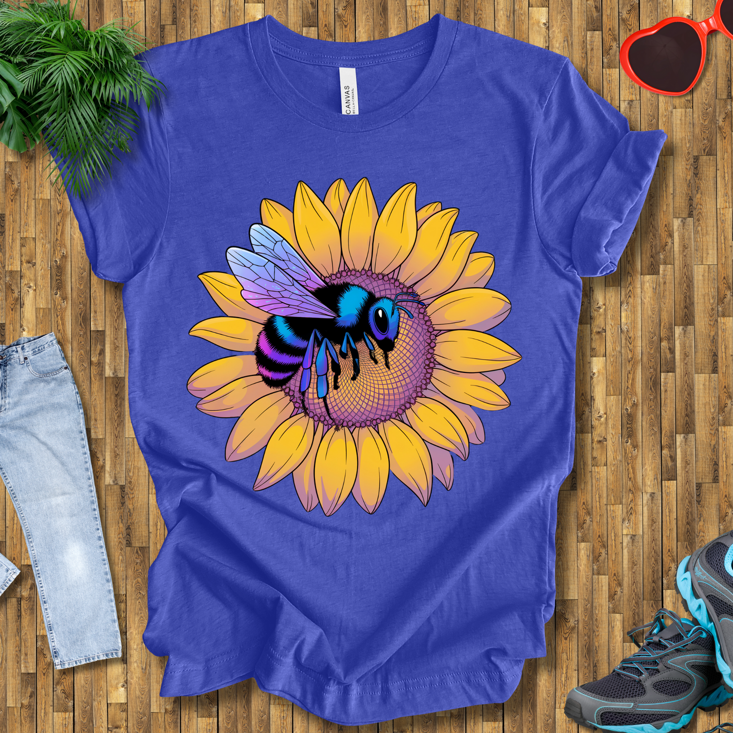 Bees on sunflowers T-Shirt
