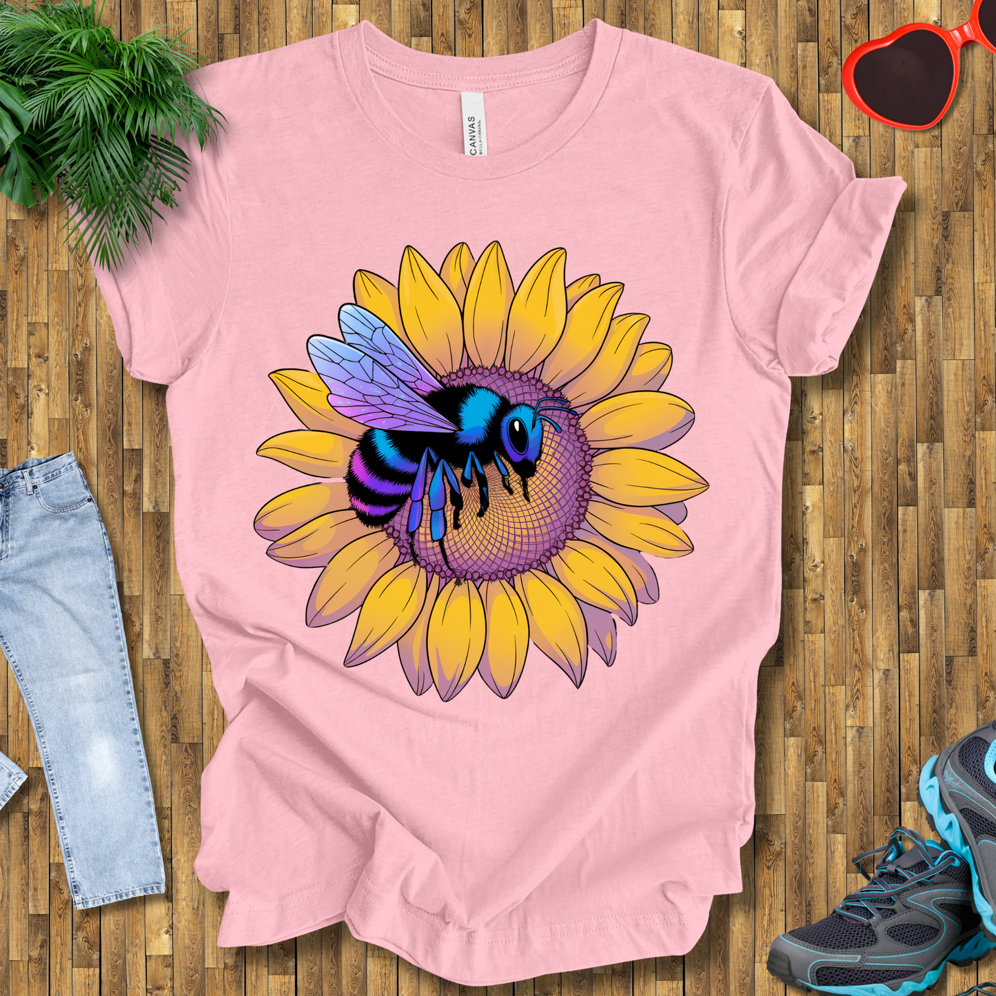 Bees on sunflowers T-Shirt