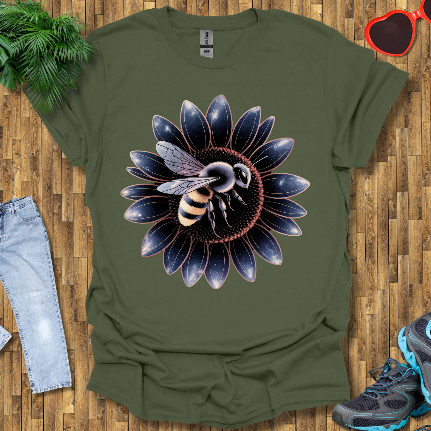 Bees on sunflowers T-Shirt