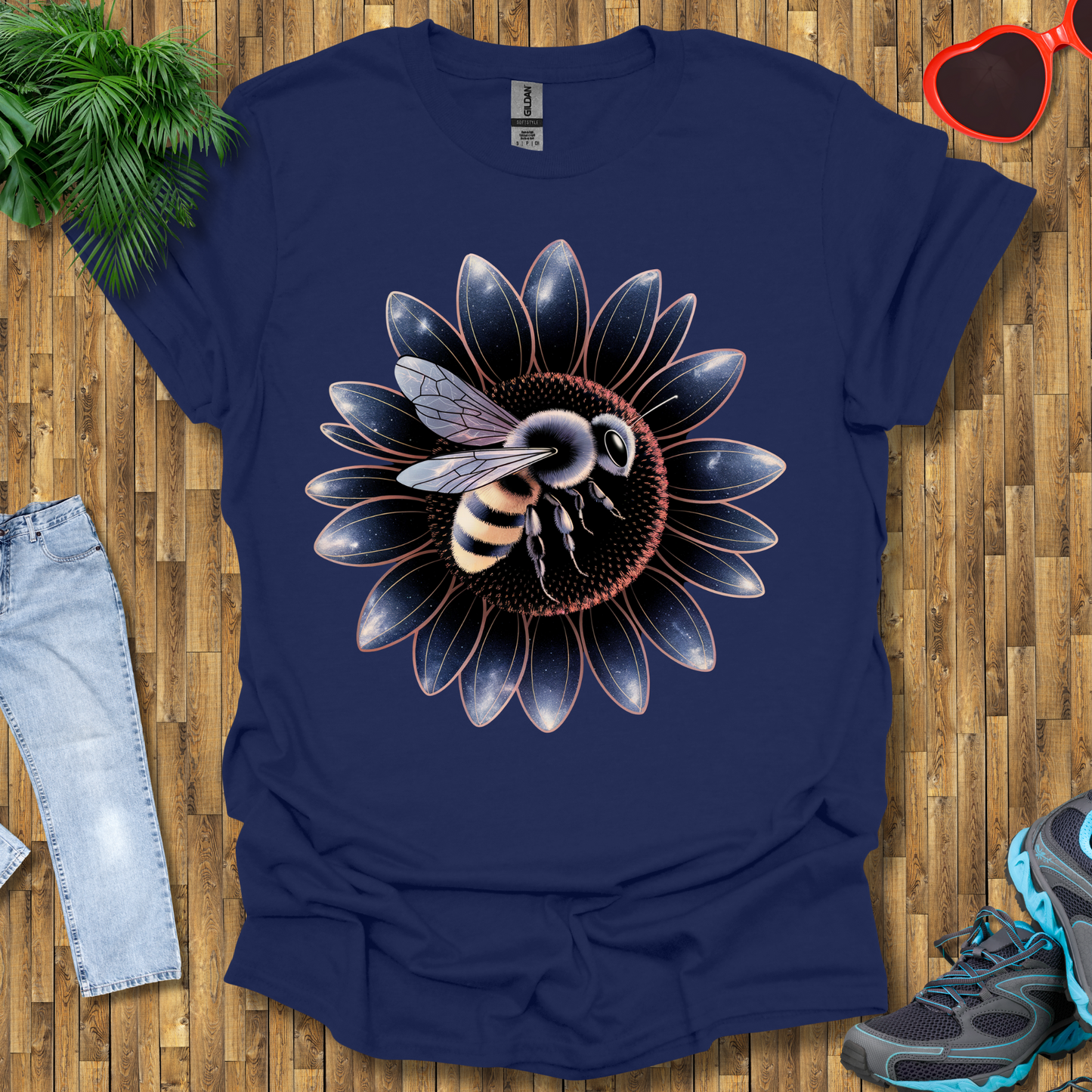 Bees on sunflowers T-Shirt