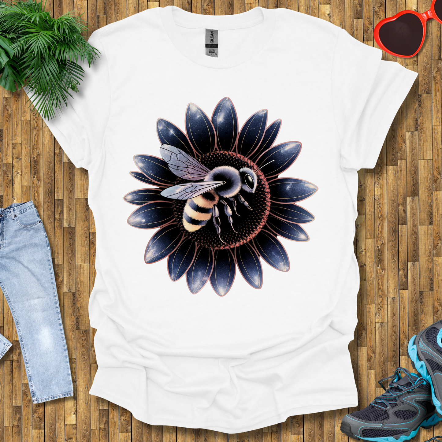 Bees on sunflowers T-Shirt