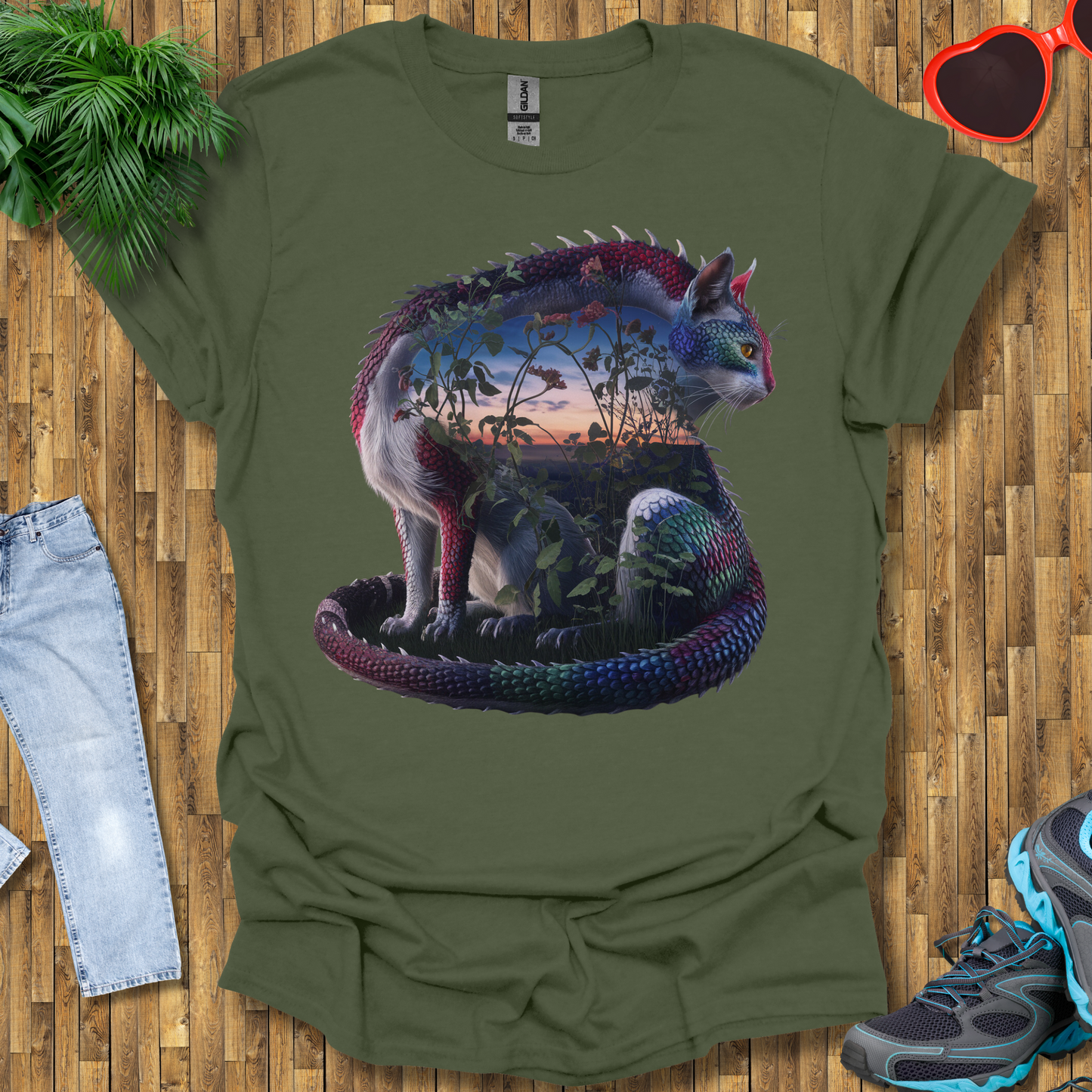 Flora within a dragon cat T-Shirt