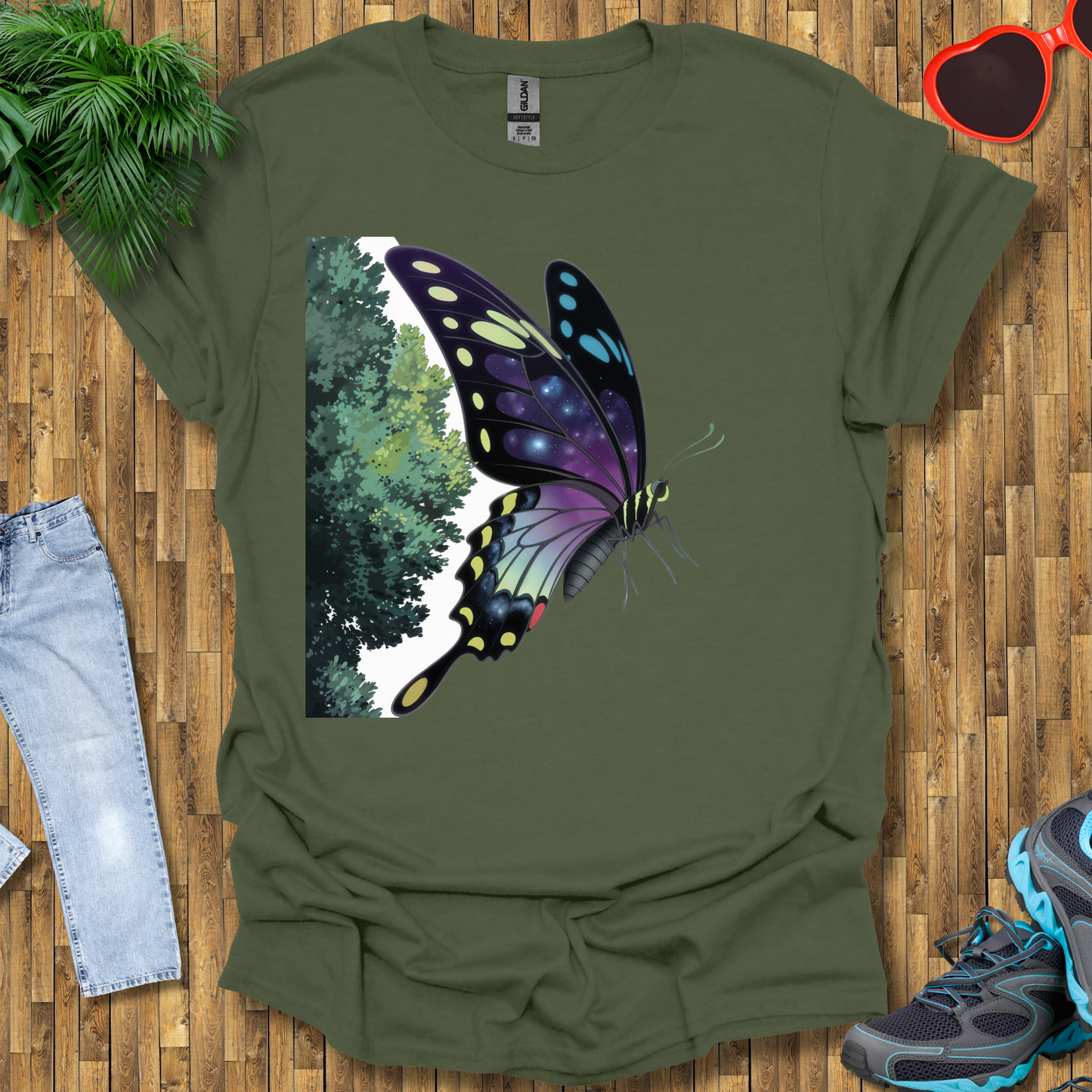 Trees in a butterfly T-Shirt