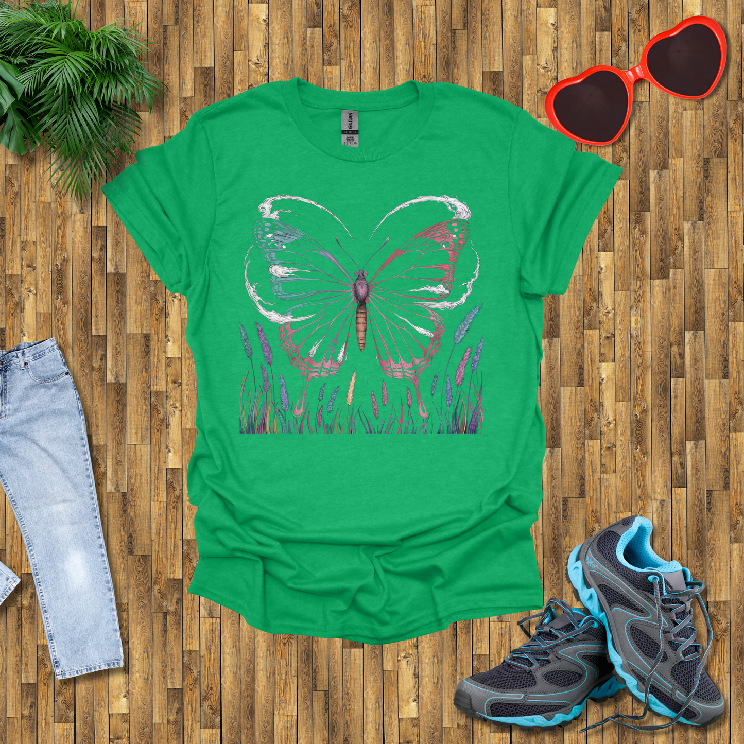 Butterflies in grasses T-Shirt
