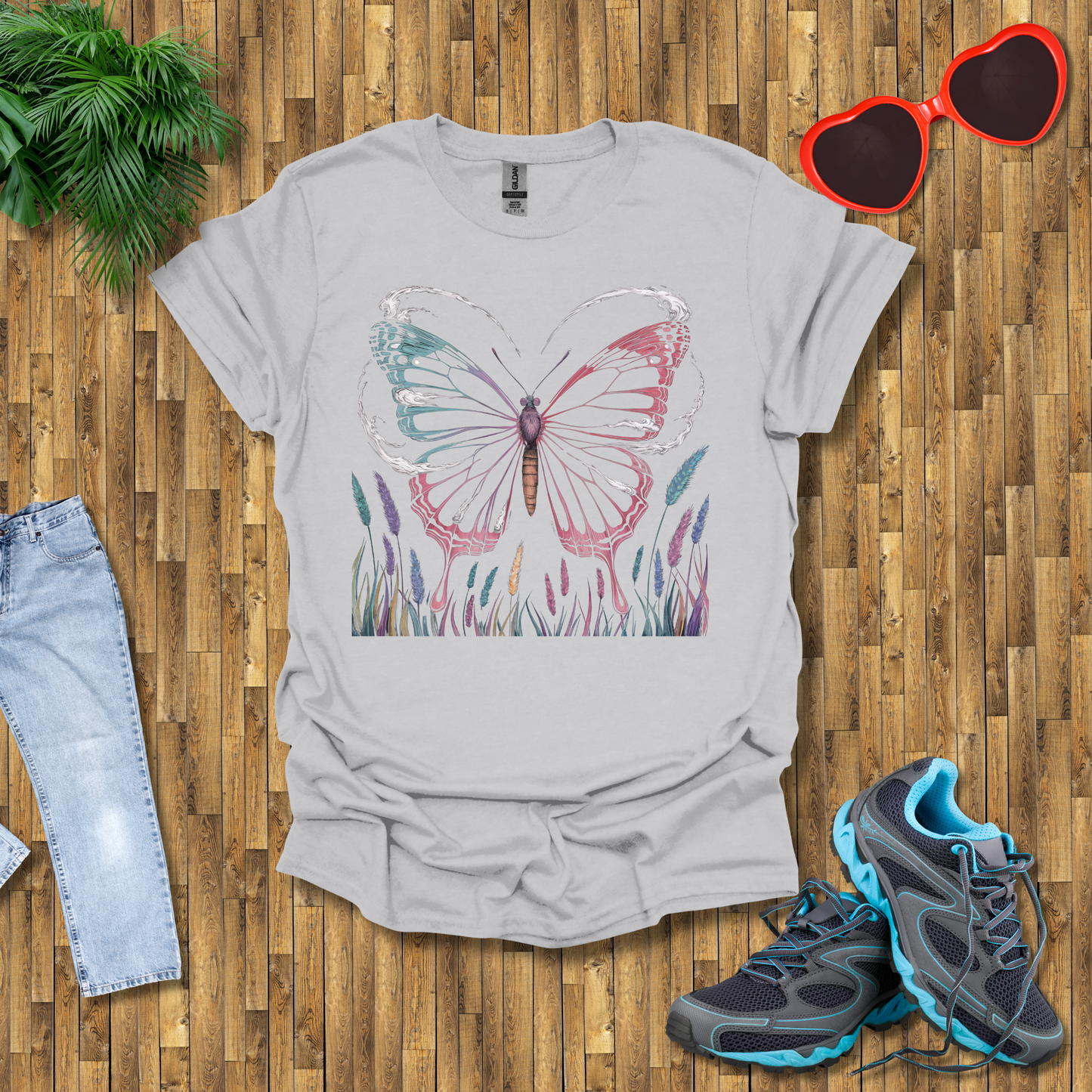 Butterflies in grasses T-Shirt