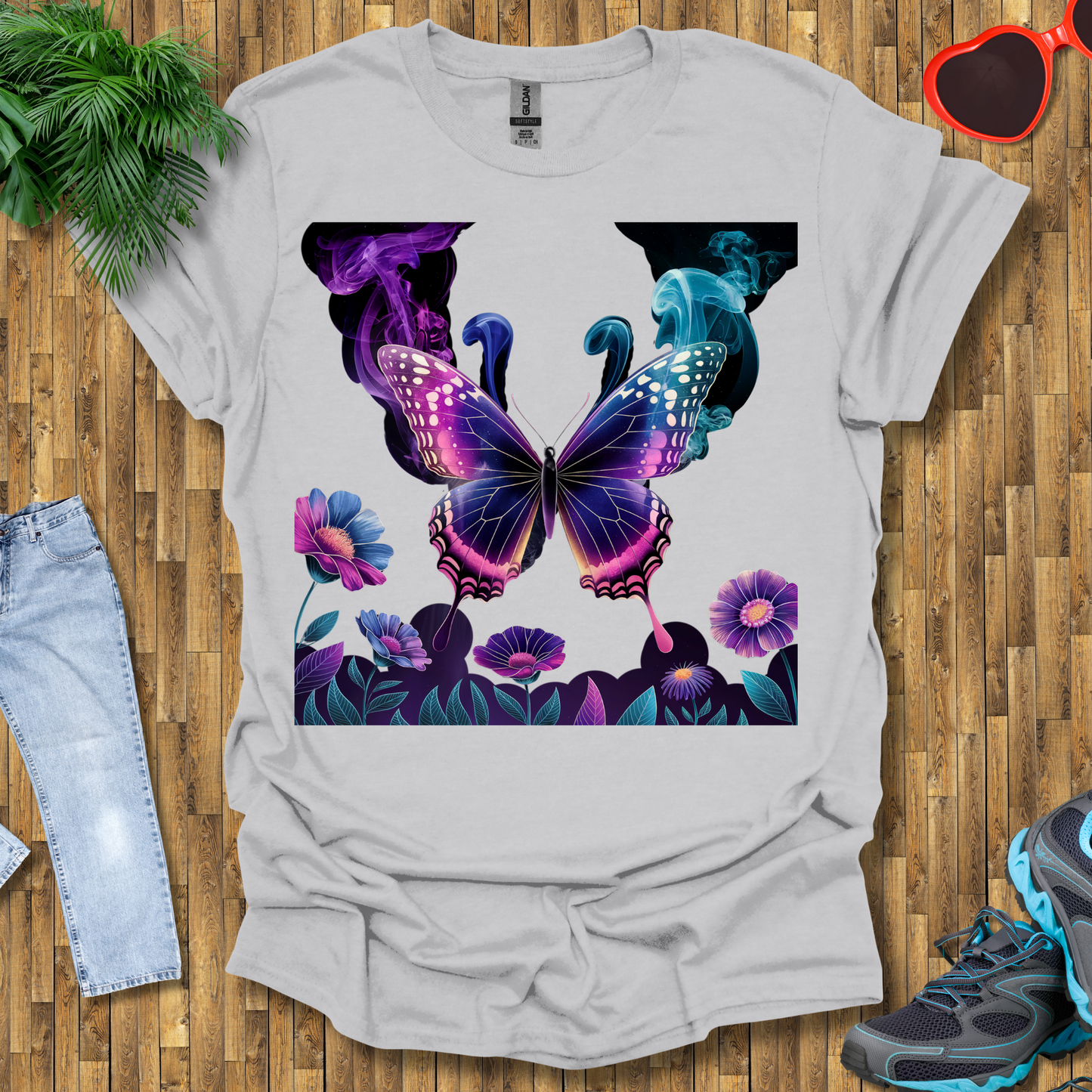 Smoky butterflies in the wild T-Shirt
