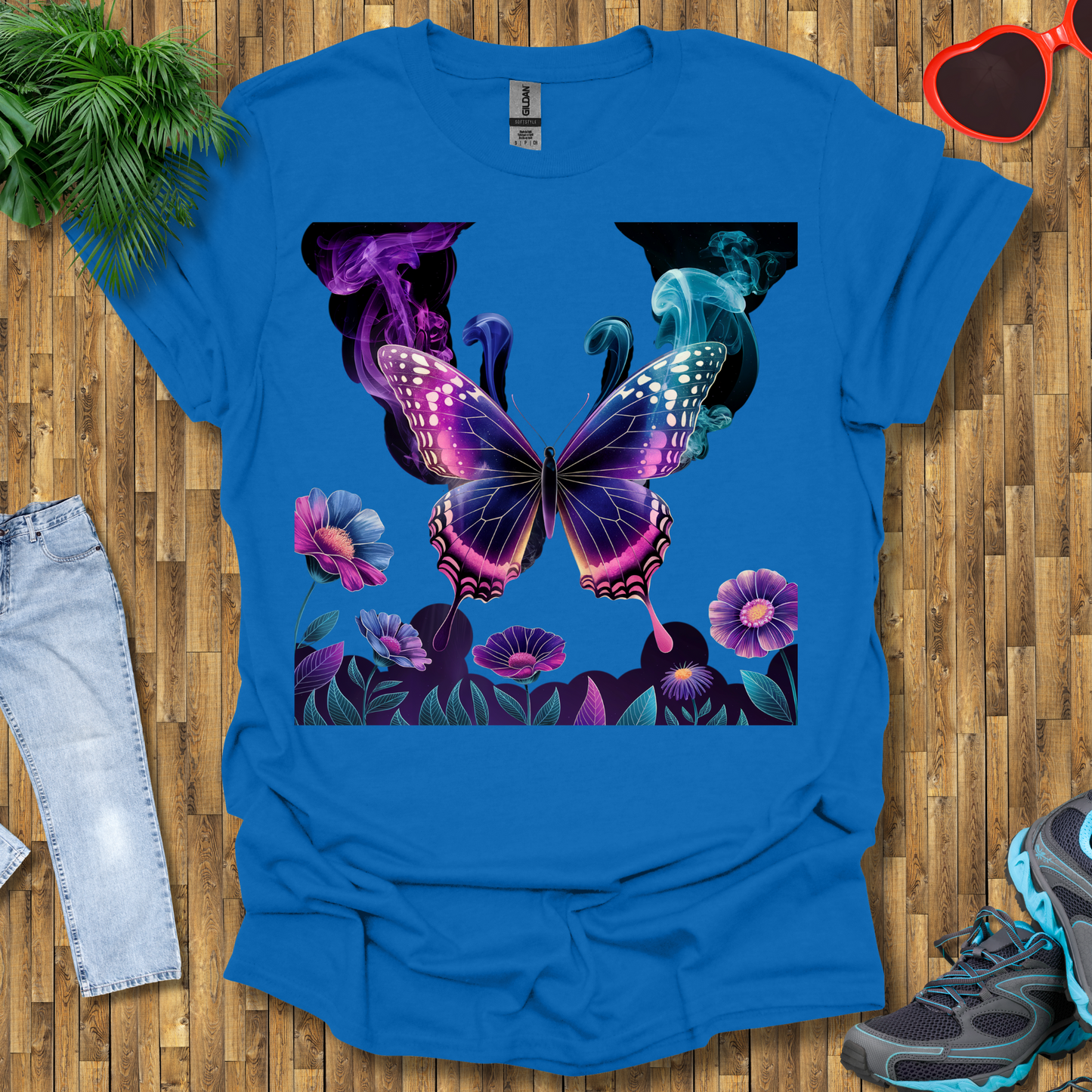 Smoky butterflies in the wild T-Shirt