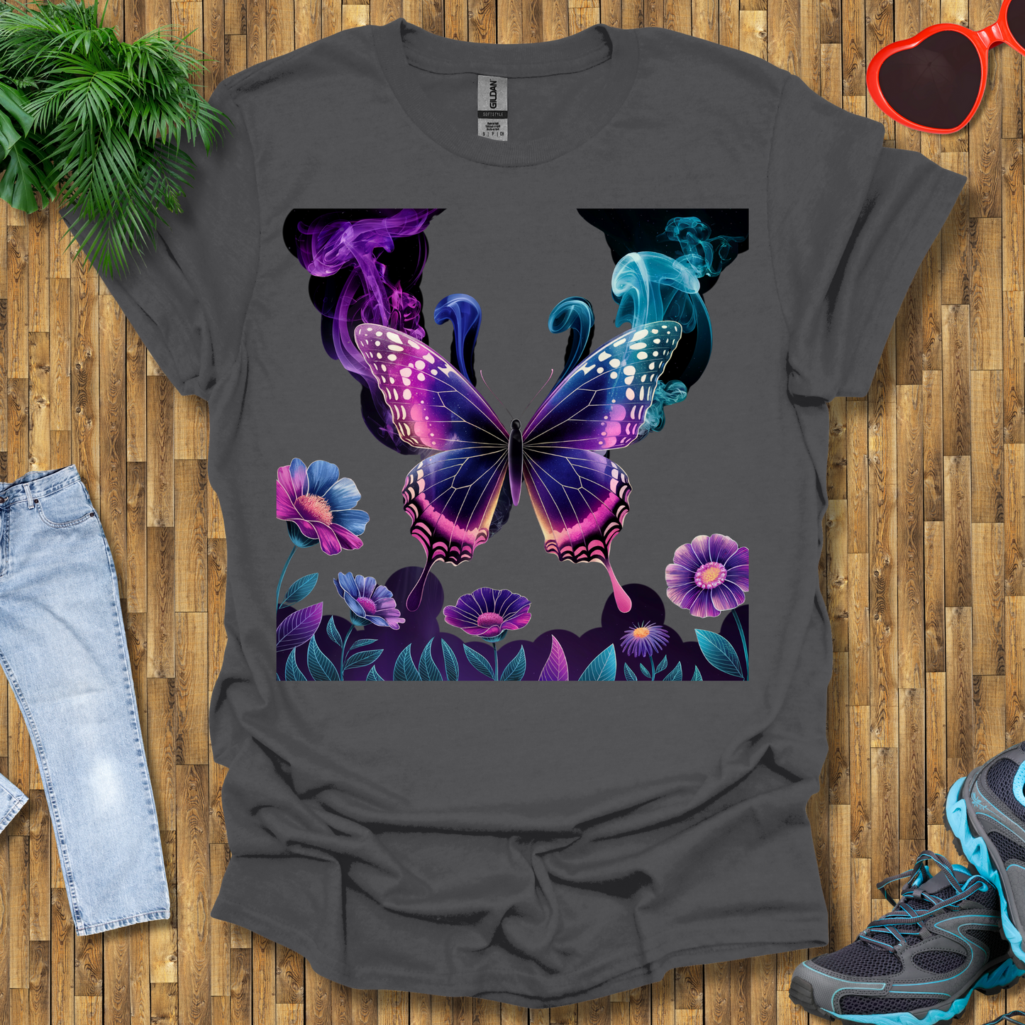 Smoky butterflies in the wild T-Shirt