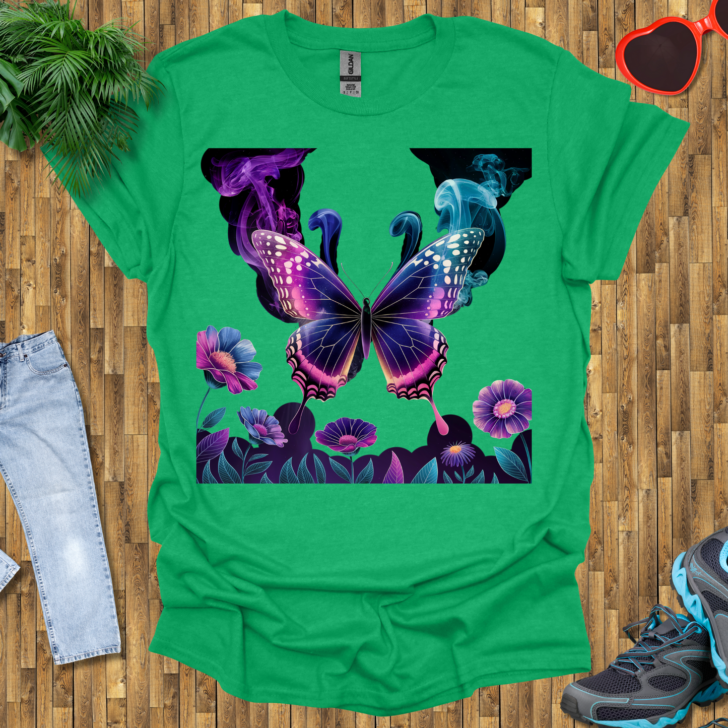 Smoky butterflies in the wild T-Shirt