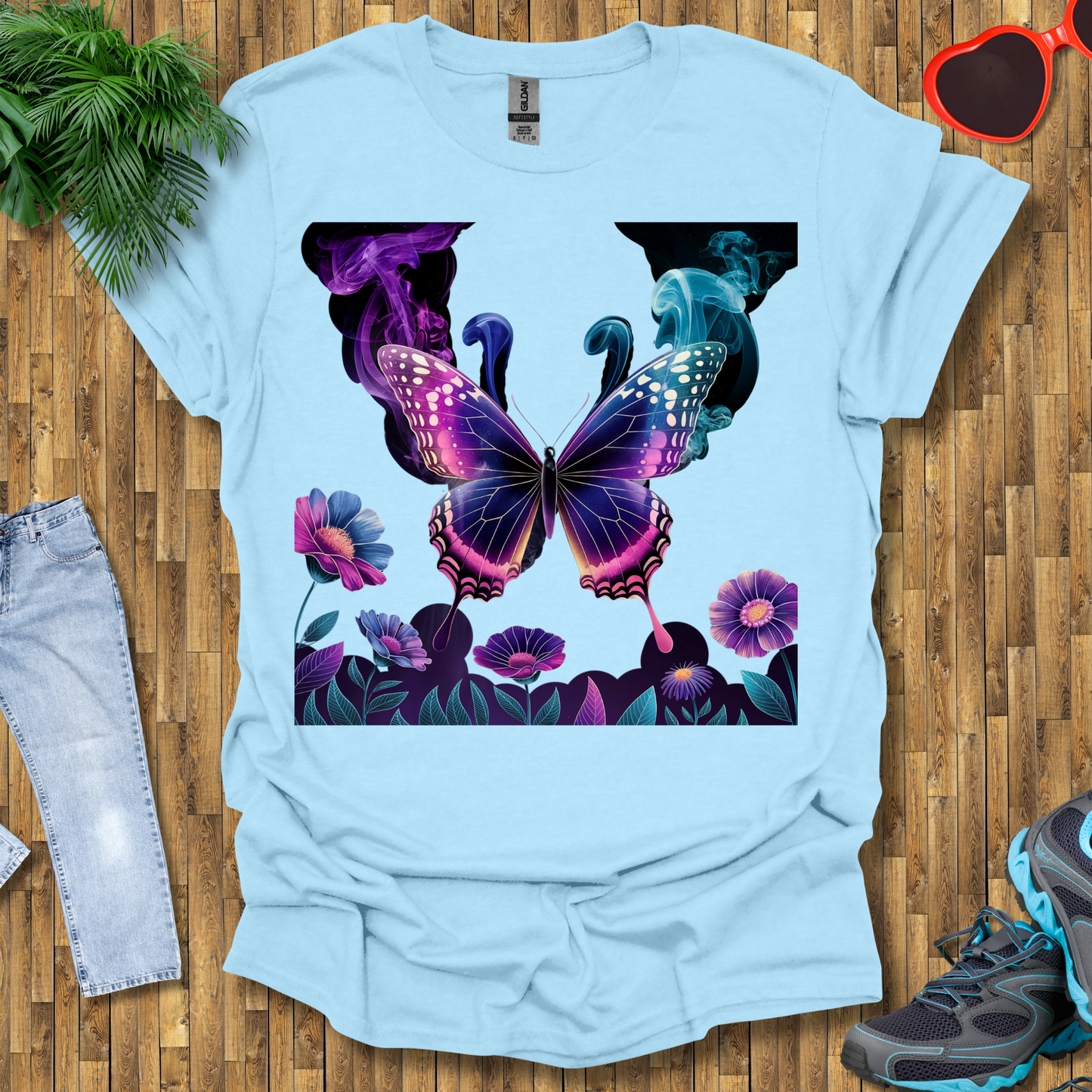 Smoky butterflies in the wild T-Shirt