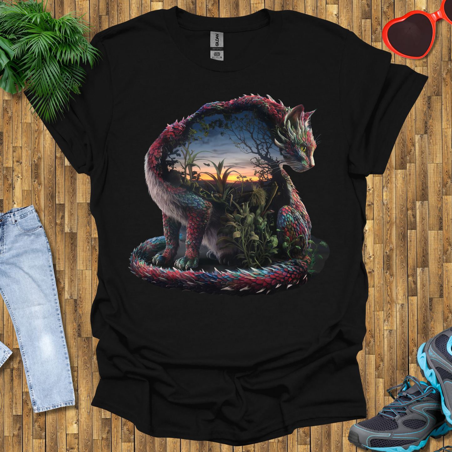Flora within a dragon cat T-Shirt