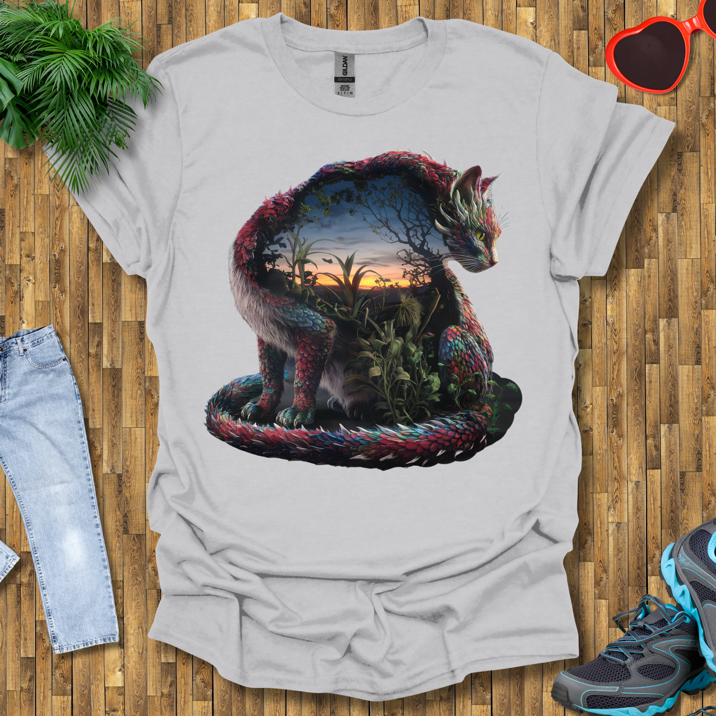 Flora within a dragon cat T-Shirt