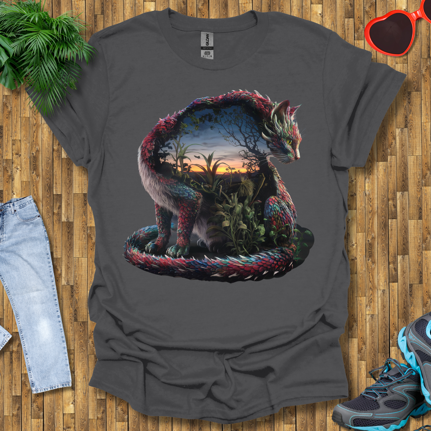 Flora within a dragon cat T-Shirt