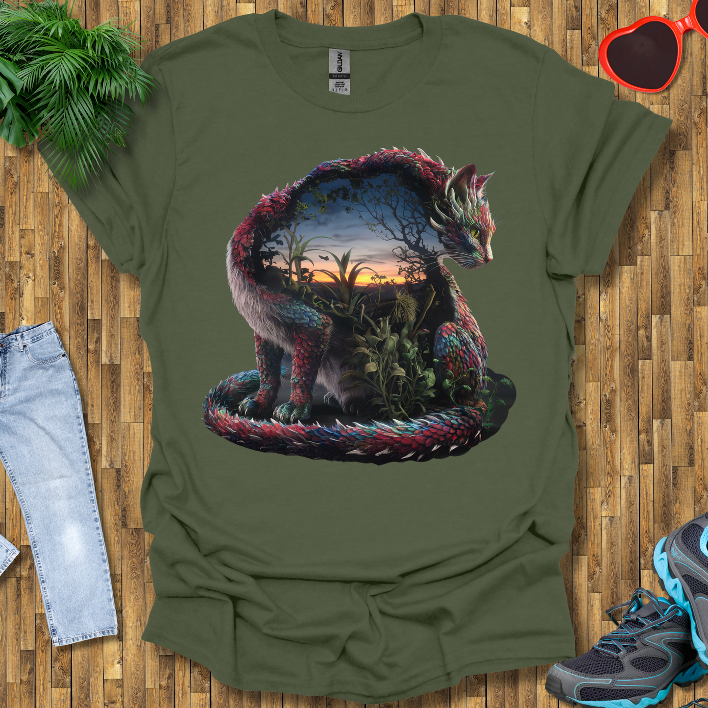 Flora within a dragon cat T-Shirt