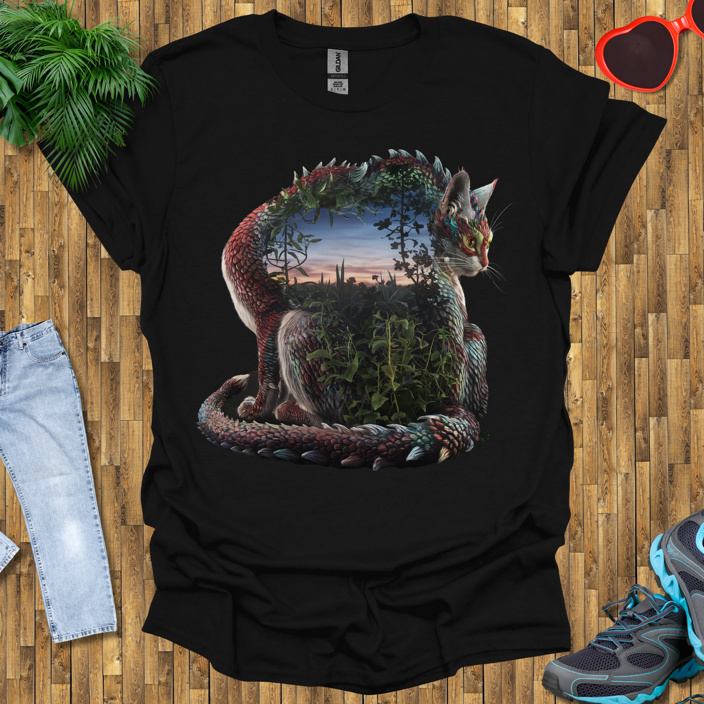 Flora within a dragon cat T-Shirt