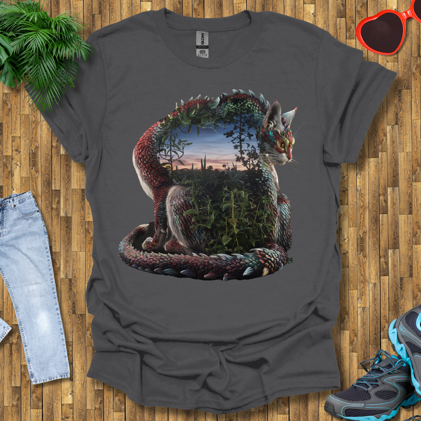 Flora within a dragon cat T-Shirt
