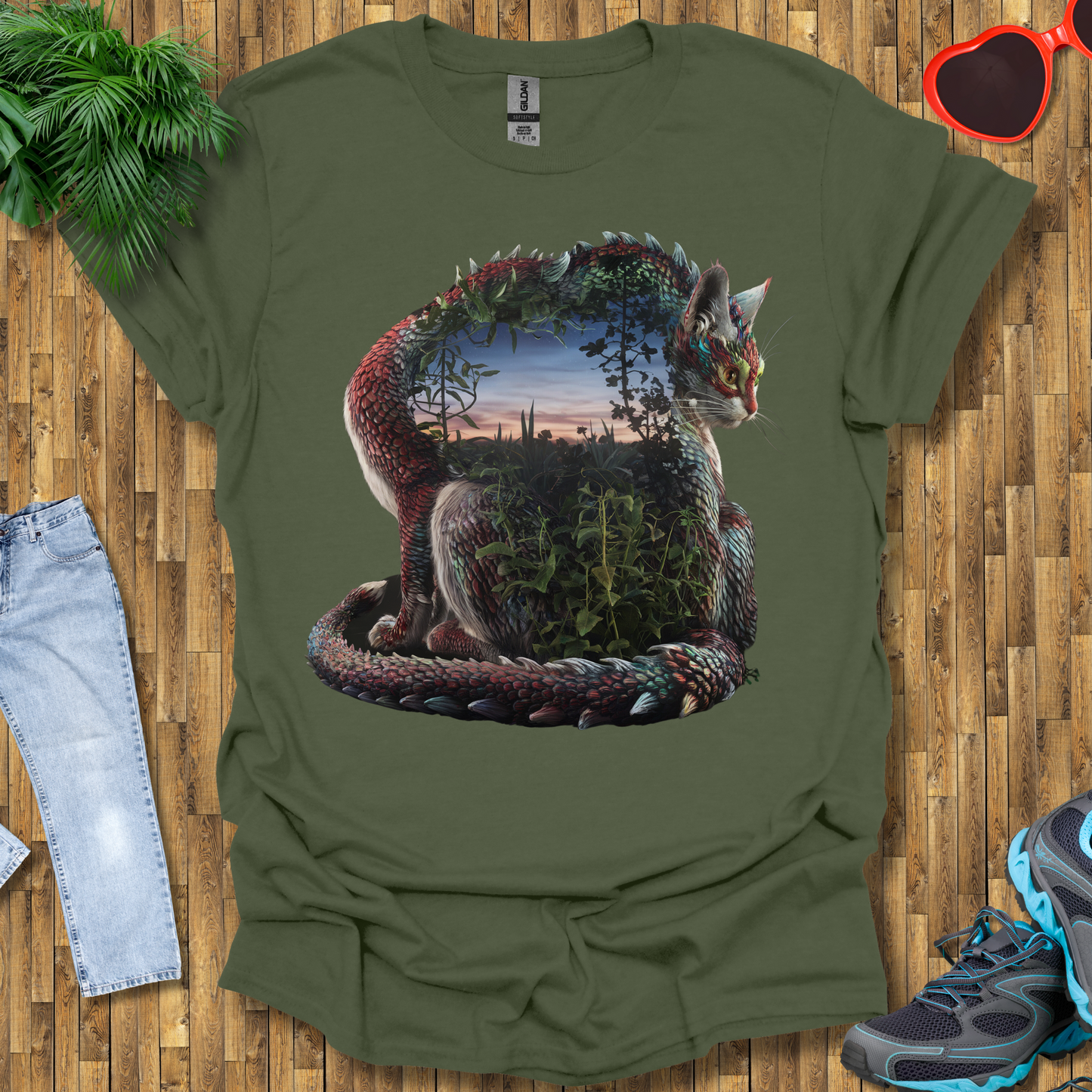 Flora within a dragon cat T-Shirt