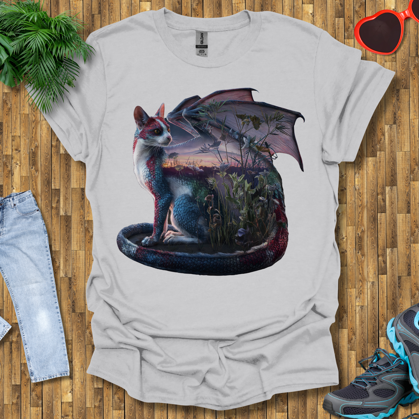 Flora within a dragon cat T-Shirt