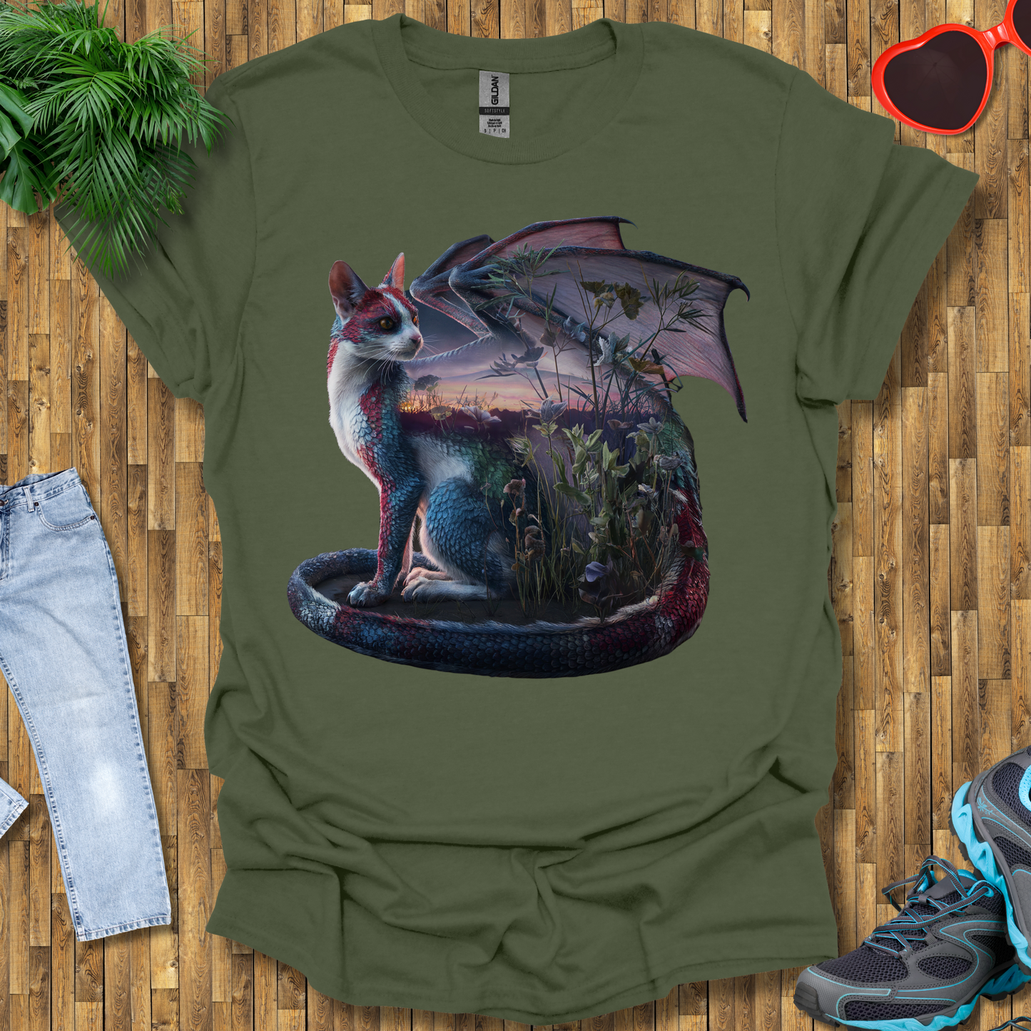 Flora within a dragon cat T-Shirt