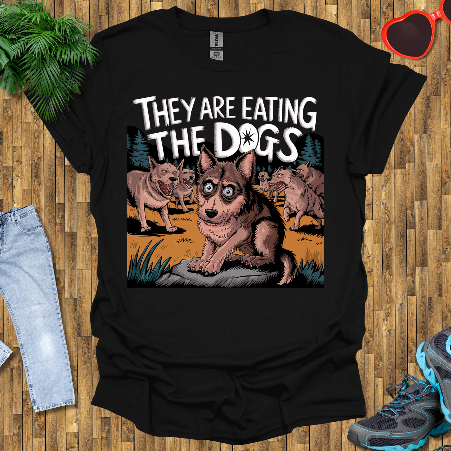 They are eating the dogs T-Shirt