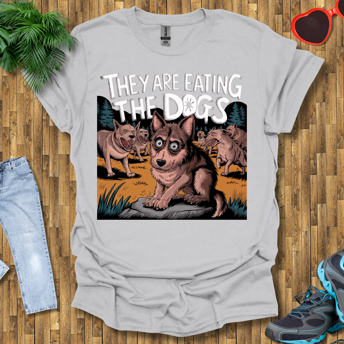 They are eating the dogs T-Shirt