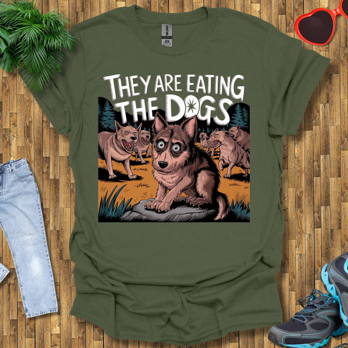 They are eating the dogs T-Shirt