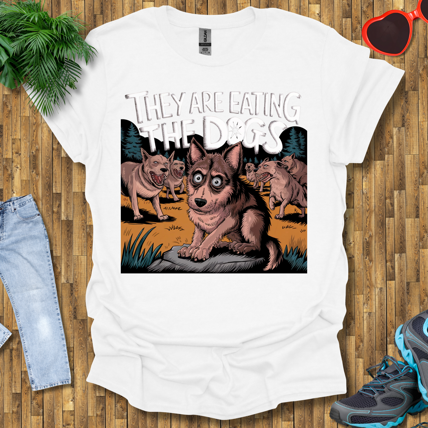 They are eating the dogs T-Shirt
