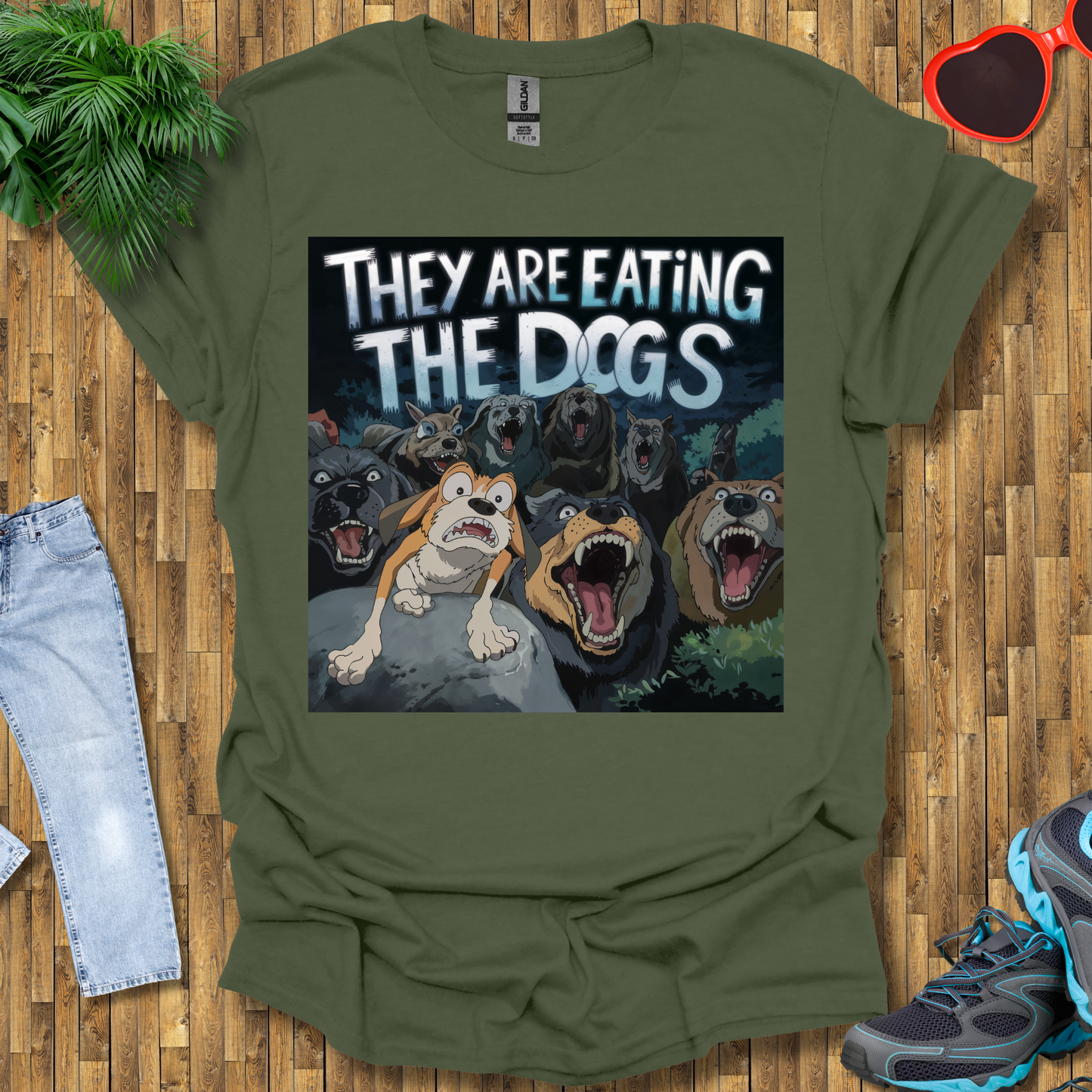 They are eating the dogs T-Shirt