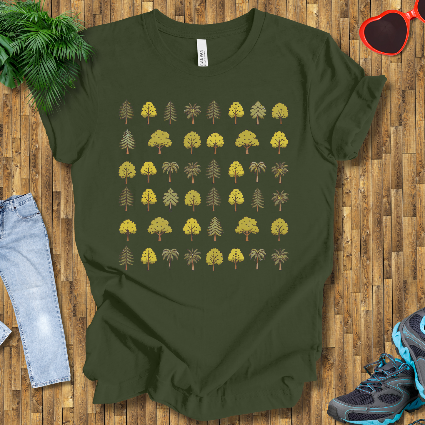 Pattern of trees T-Shirt