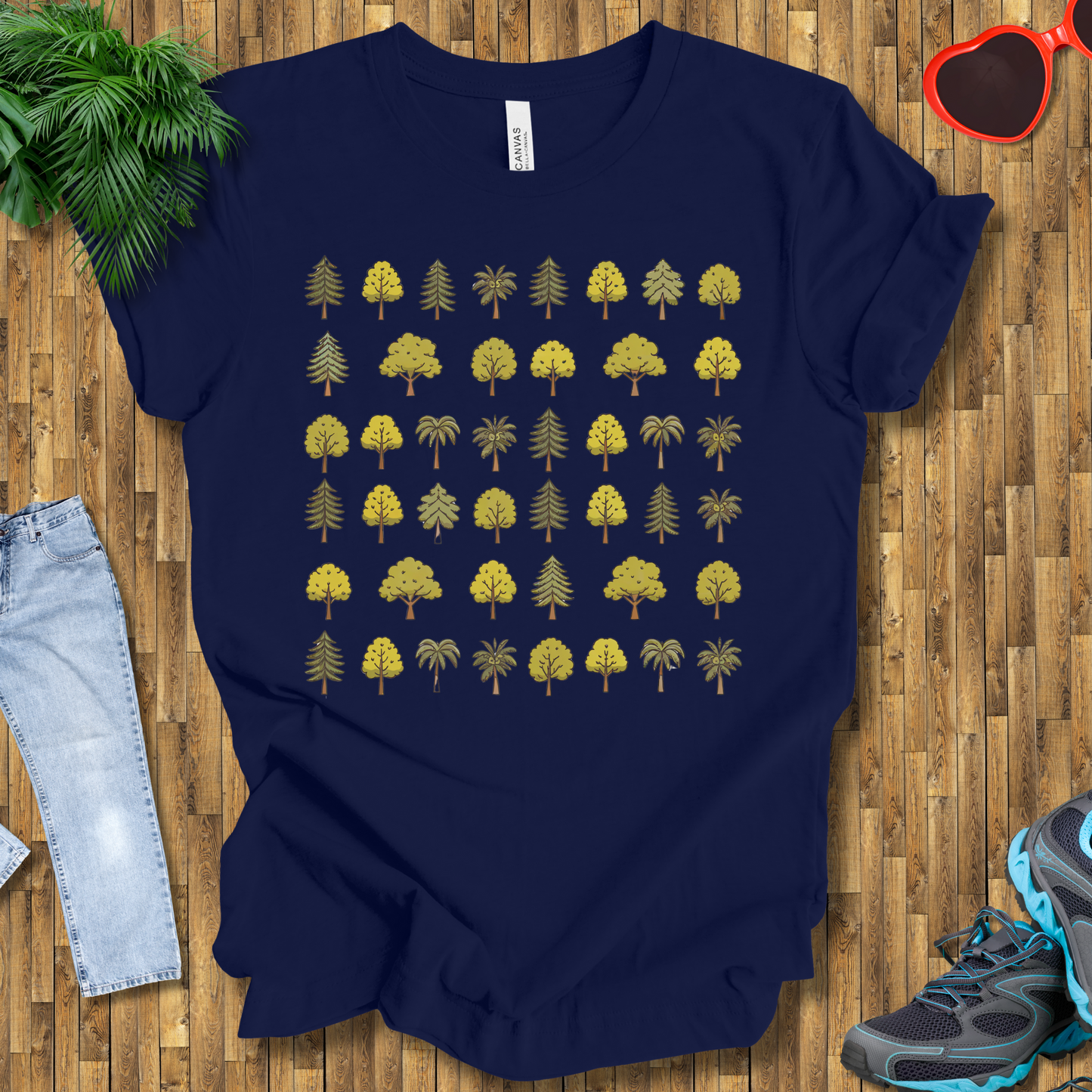 Pattern of trees T-Shirt