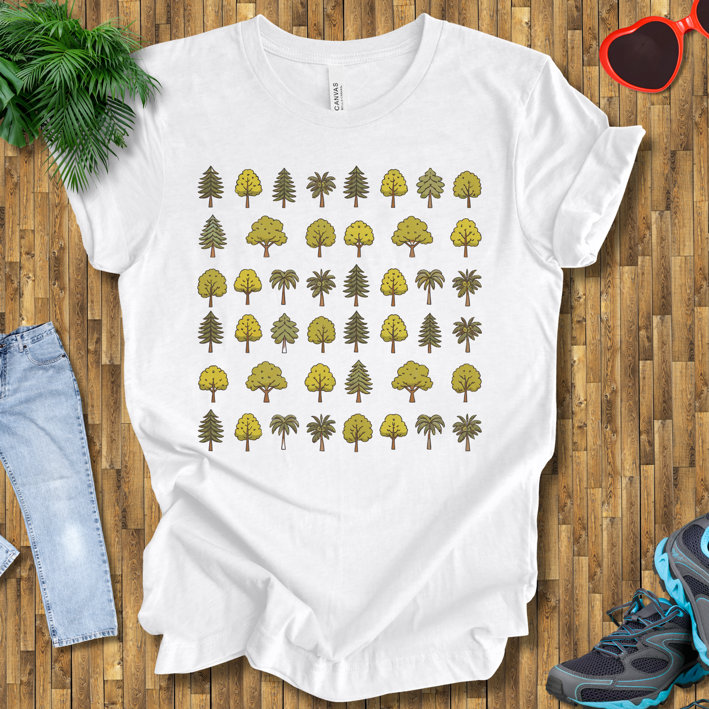 Pattern of trees T-Shirt
