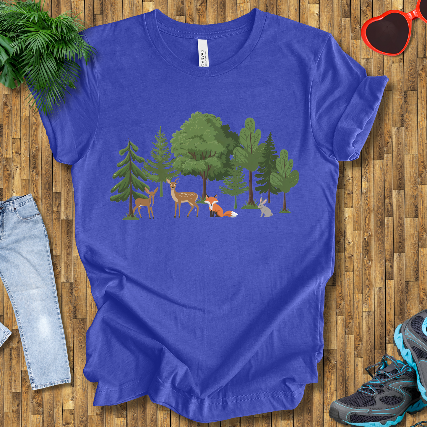 Trees and animals in natural setting T-Shirt