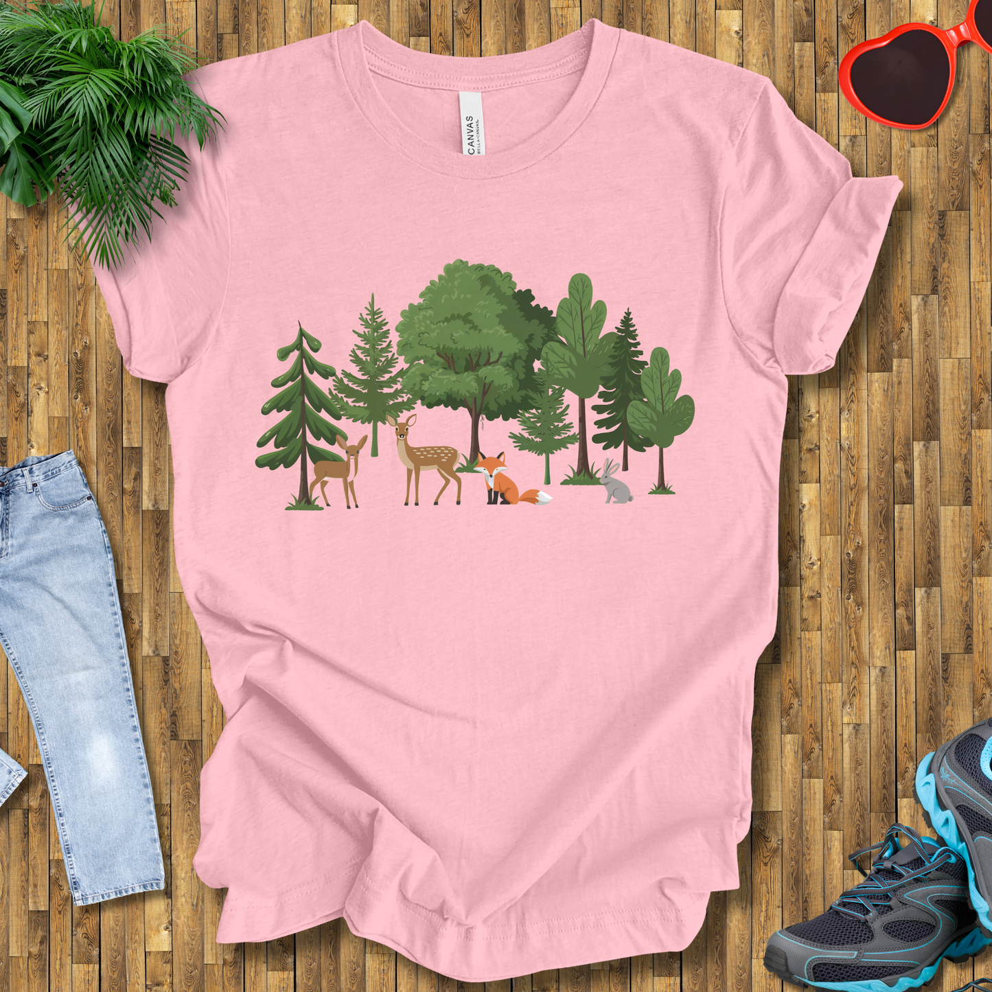 Trees and animals in natural setting T-Shirt
