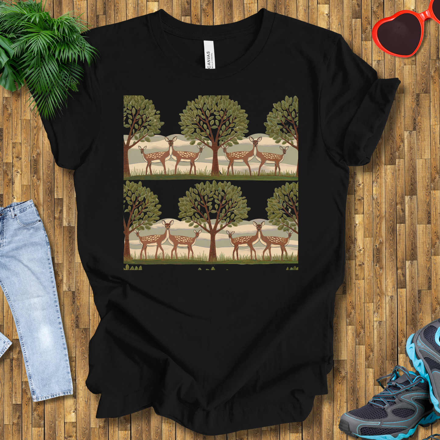 Trees and deers T-Shirt