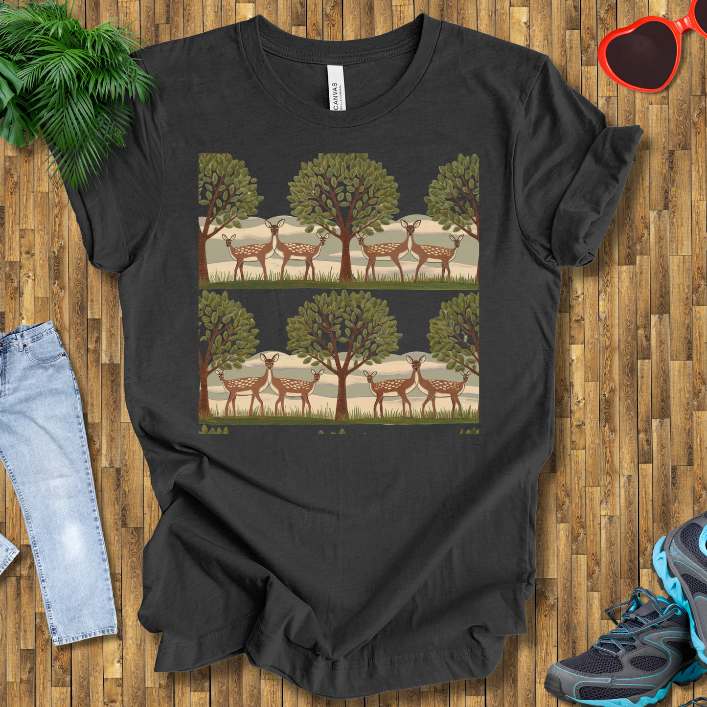 Trees and deers T-Shirt