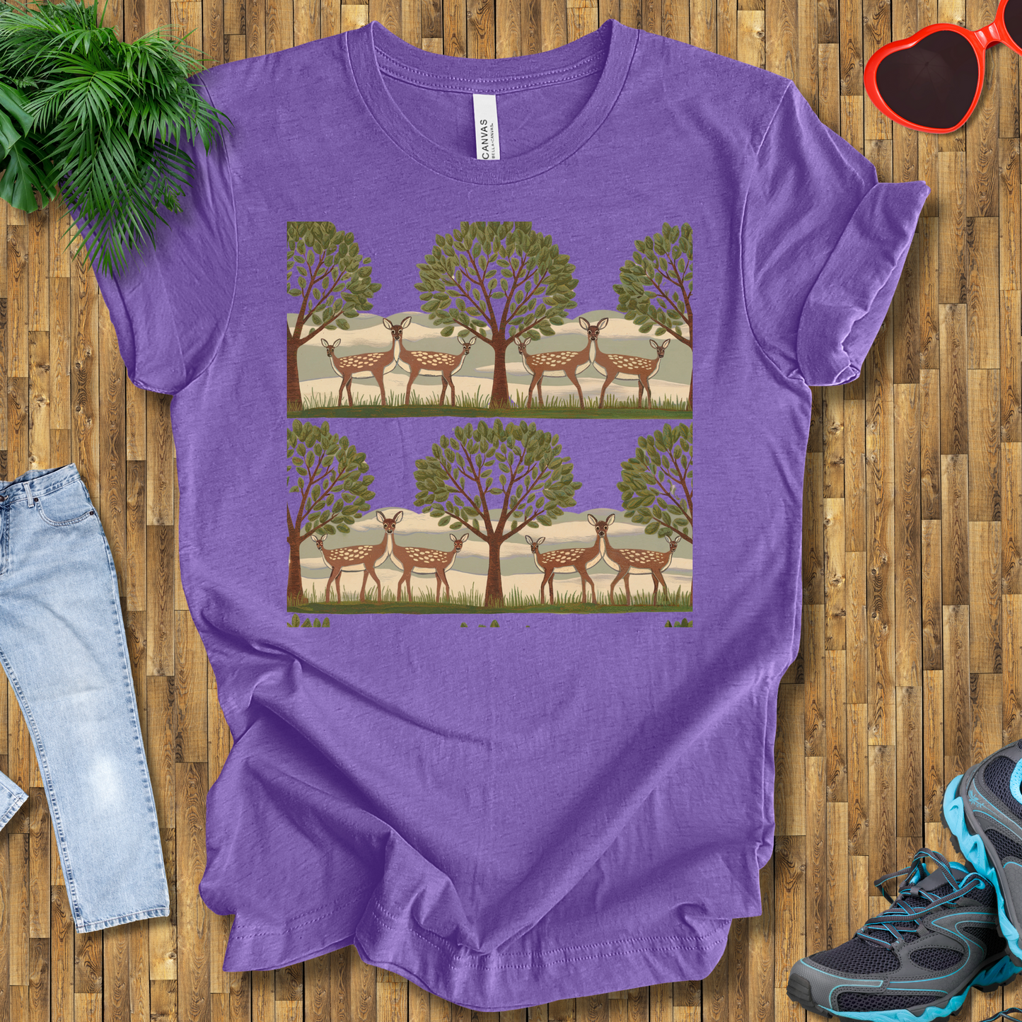 Trees and deers T-Shirt