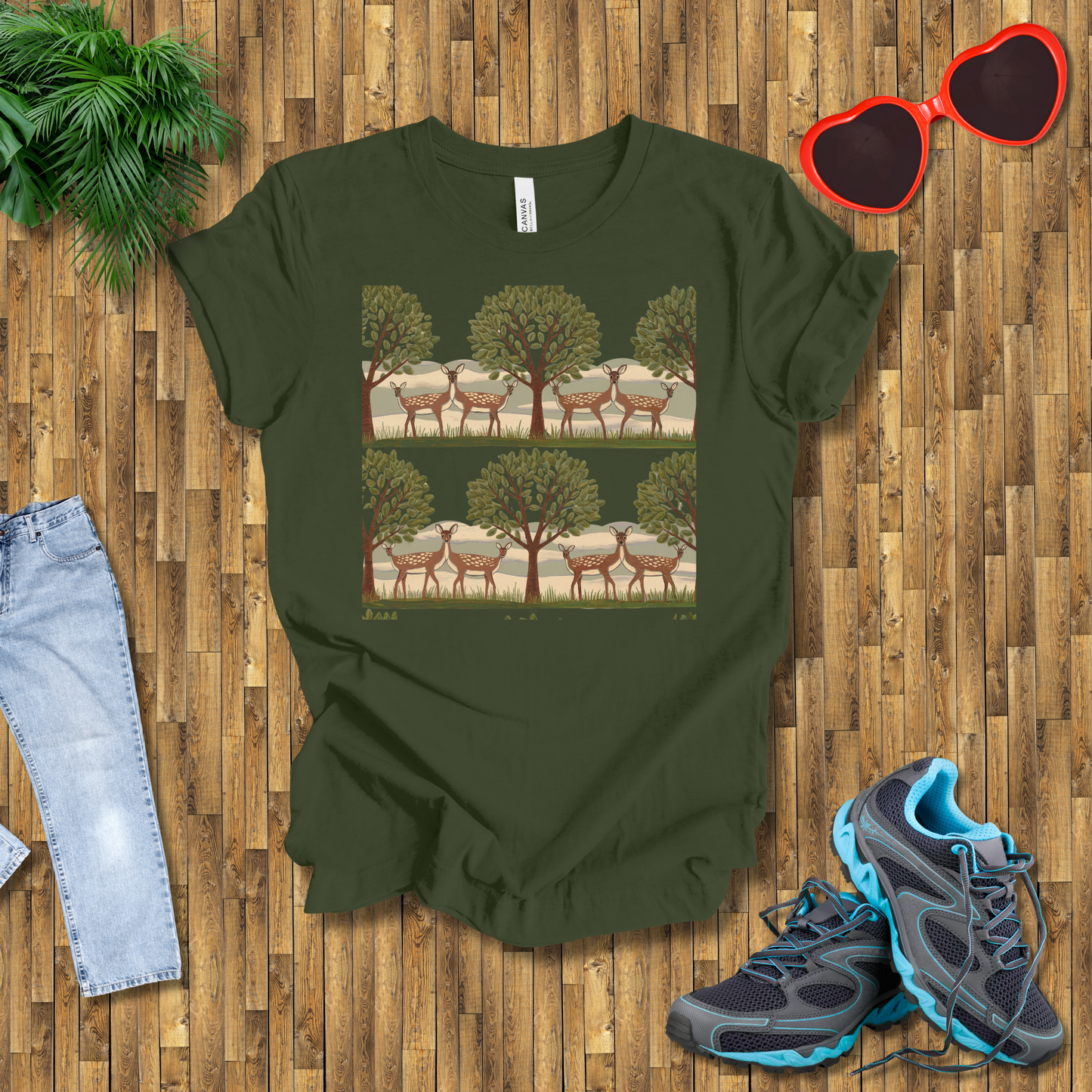Trees and dears T-Shirt