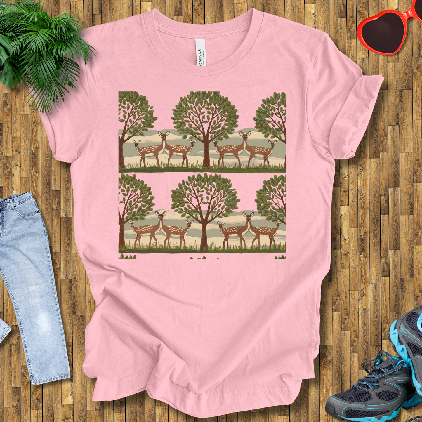 Trees and deers T-Shirt
