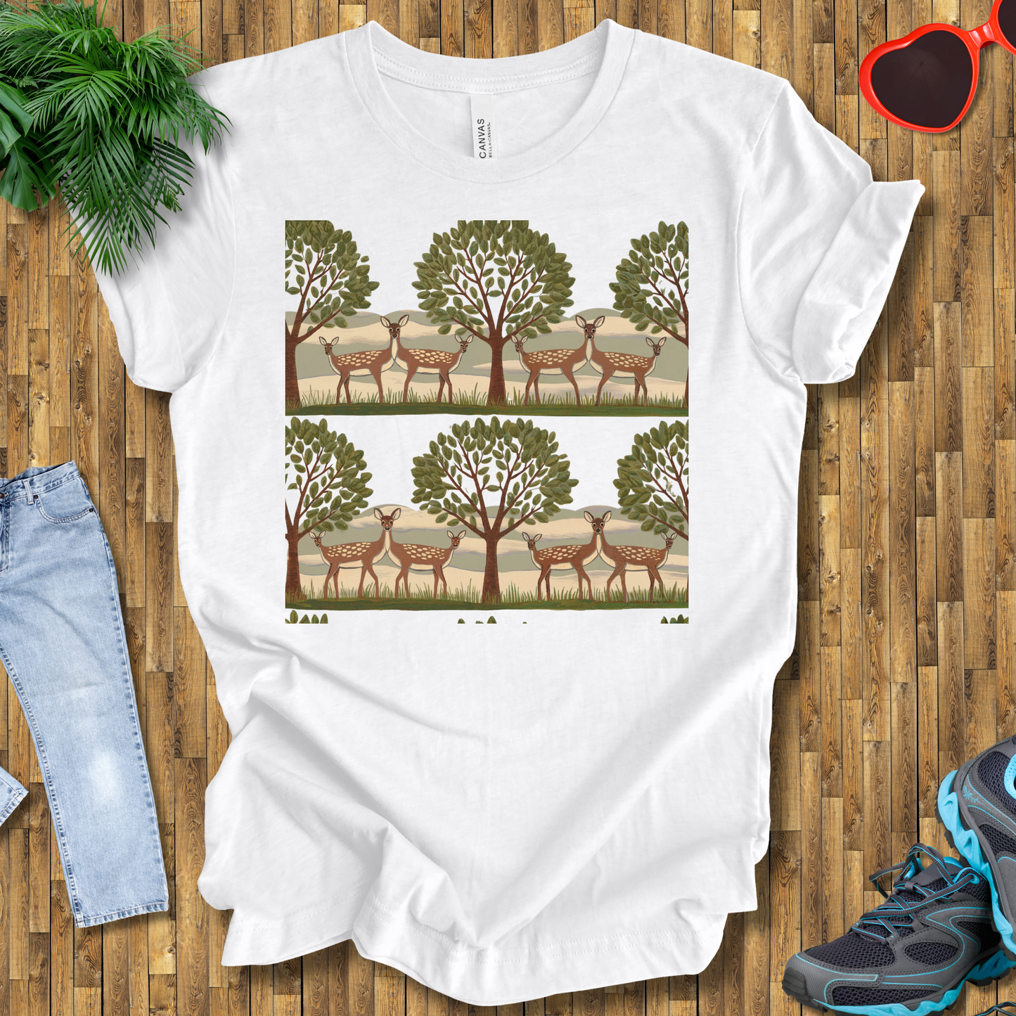 Trees and deers T-Shirt