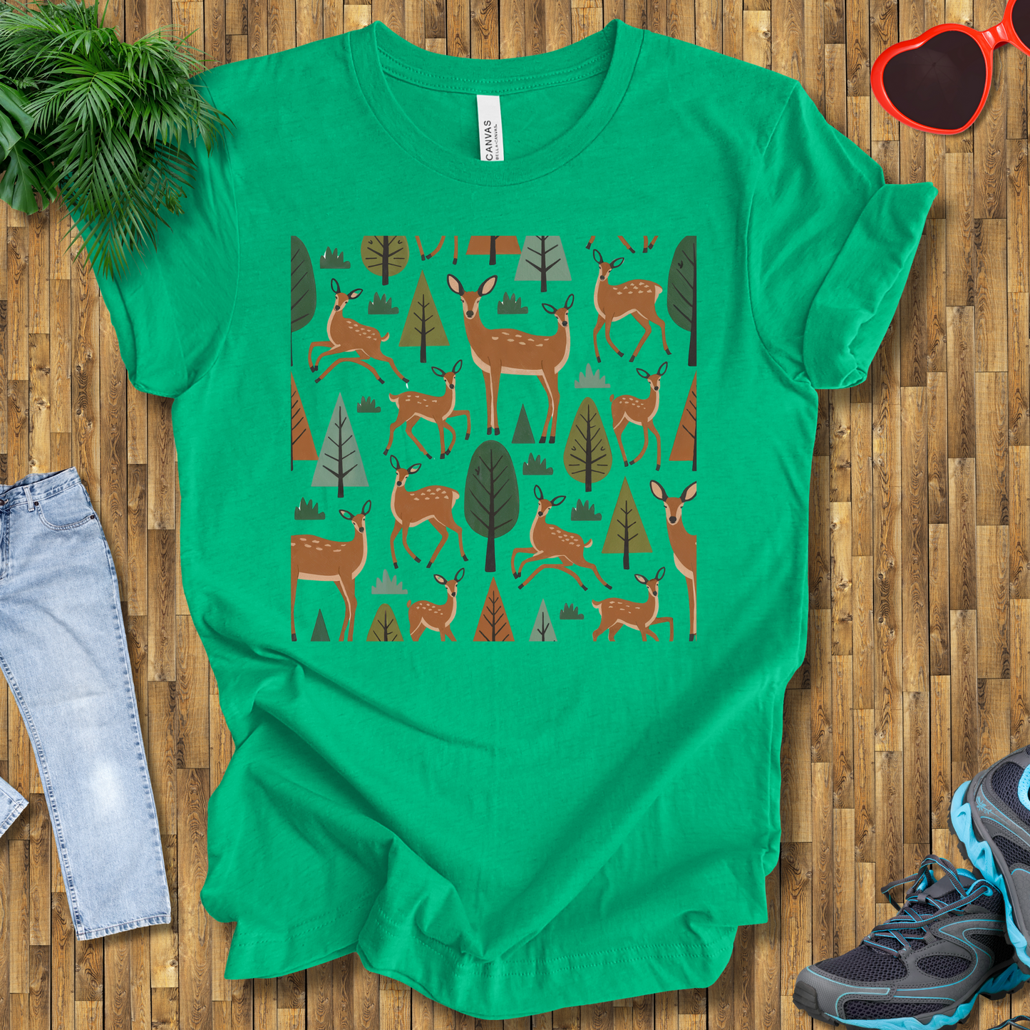 Trees and deers T-Shirt