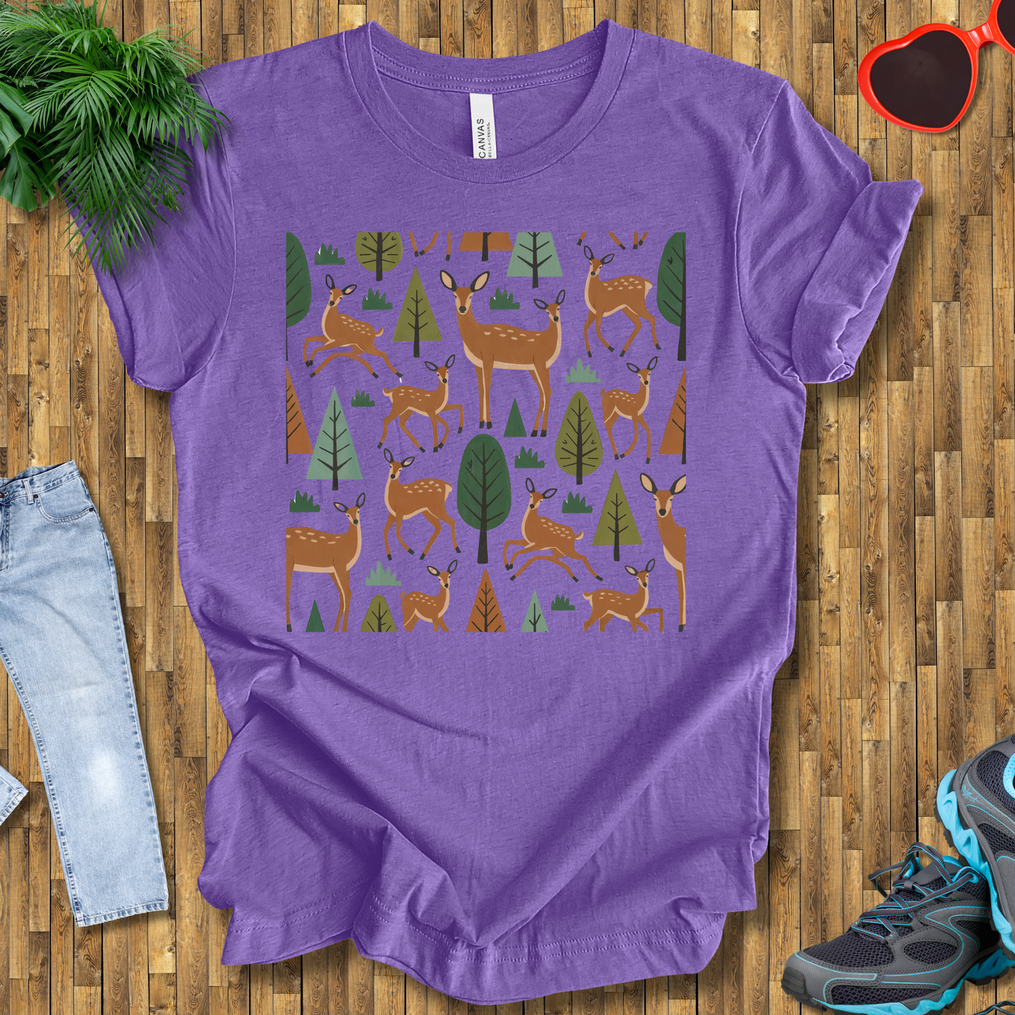 Trees and deers T-Shirt