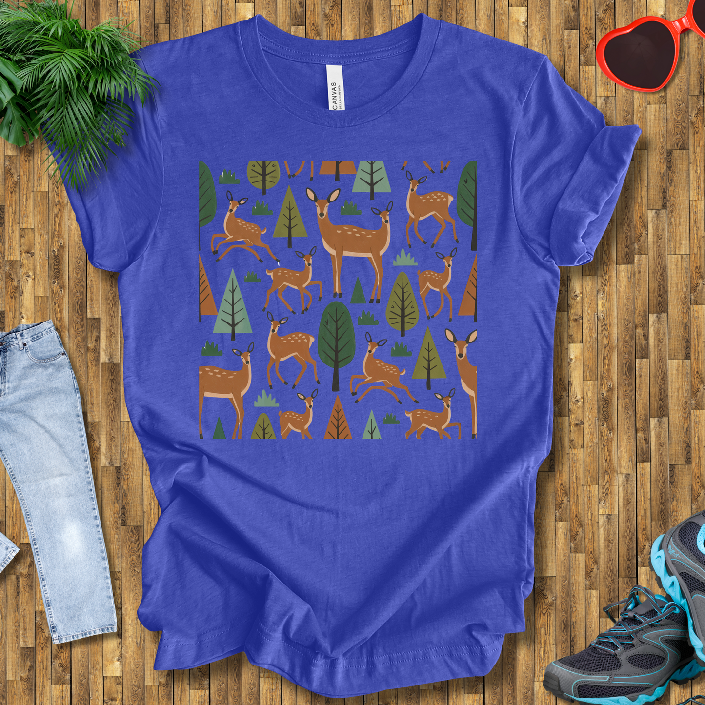 Trees and deers T-Shirt
