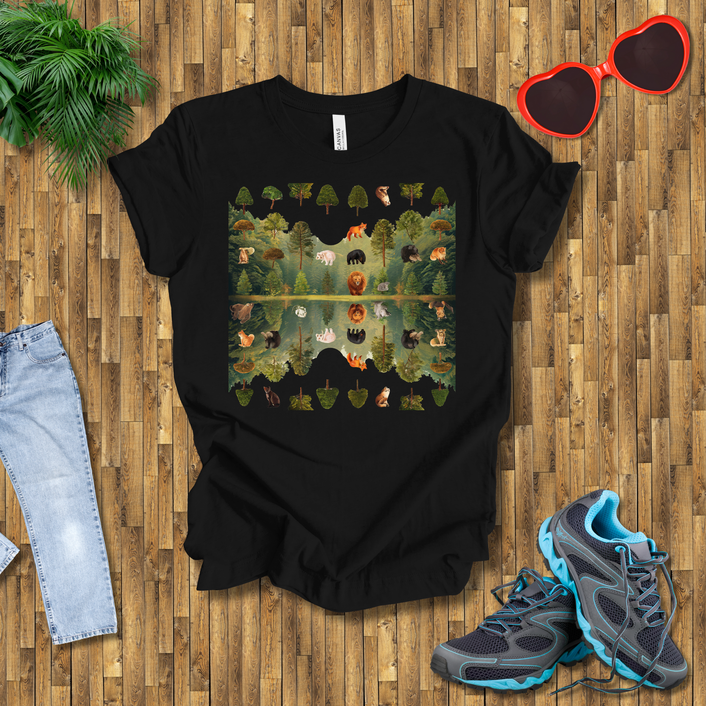 Reflected flora and fauna T-Shirt